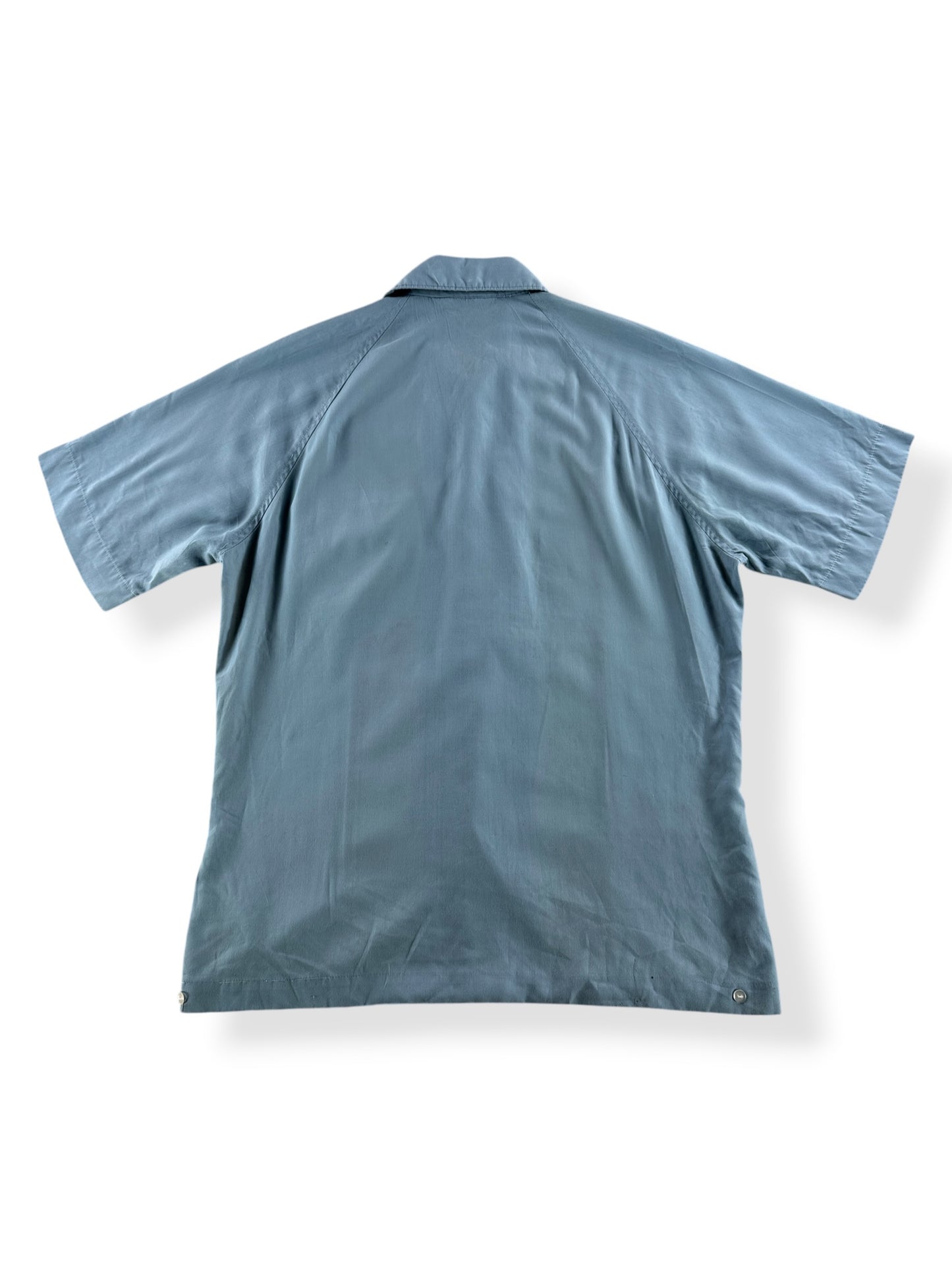 Back of Vintage Lancer Inner Router Button Up Shirt SZ S - AS IS