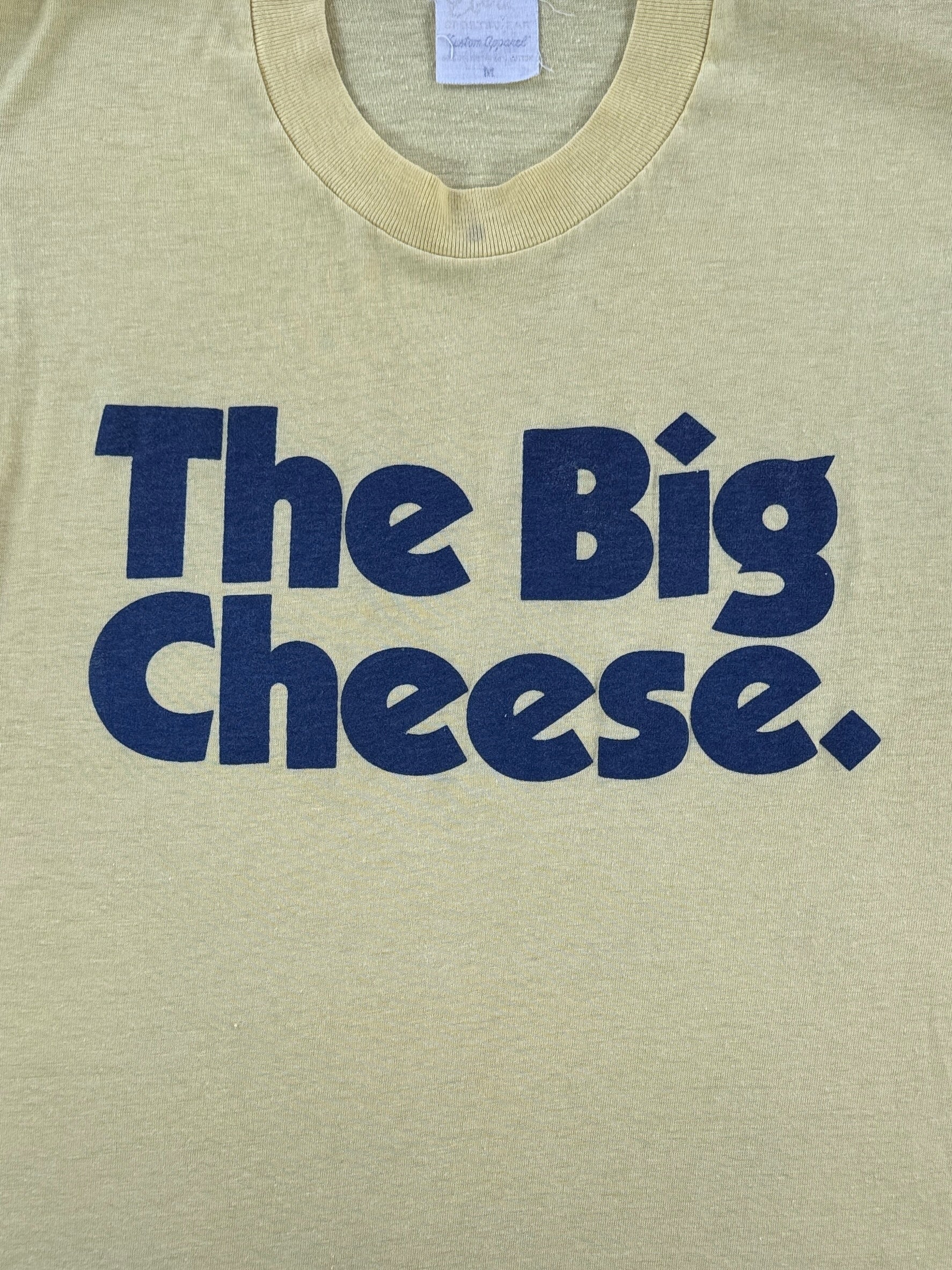 Front Graphic of Vintage 1970s Big Cheese Tee SZ S