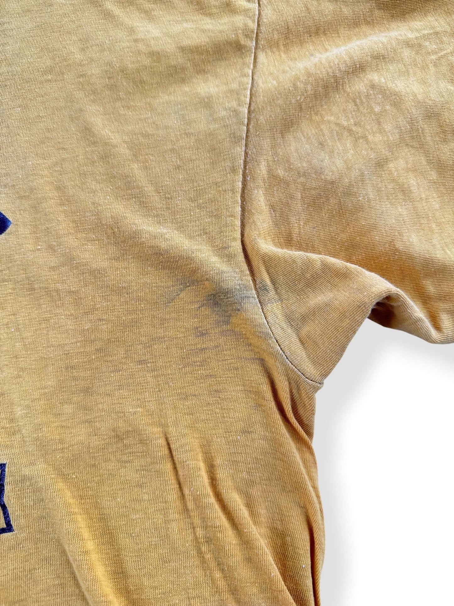 Faint marks on reverse of Vintage Champion Blue Bar CMA Reversible Tee SZ L