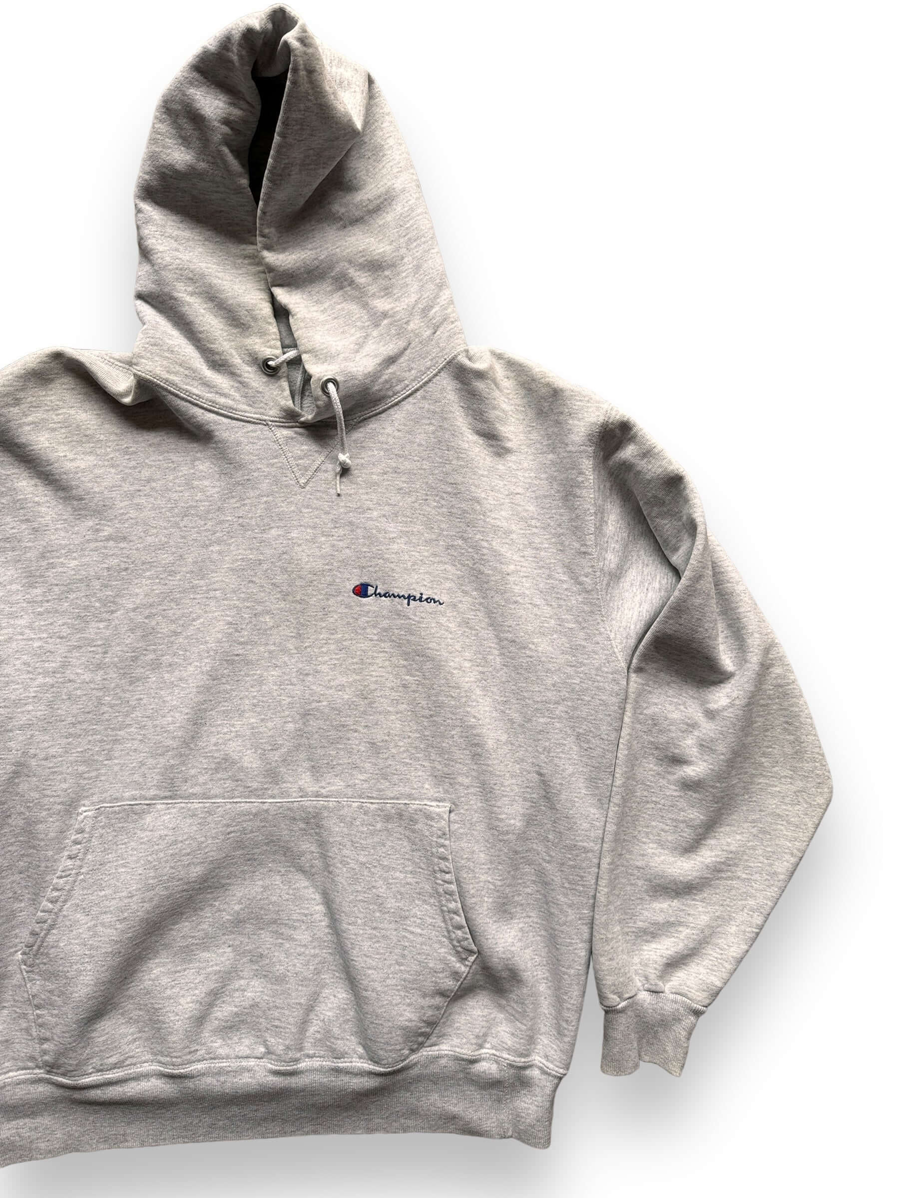 Champion hoodie heather grey best sale