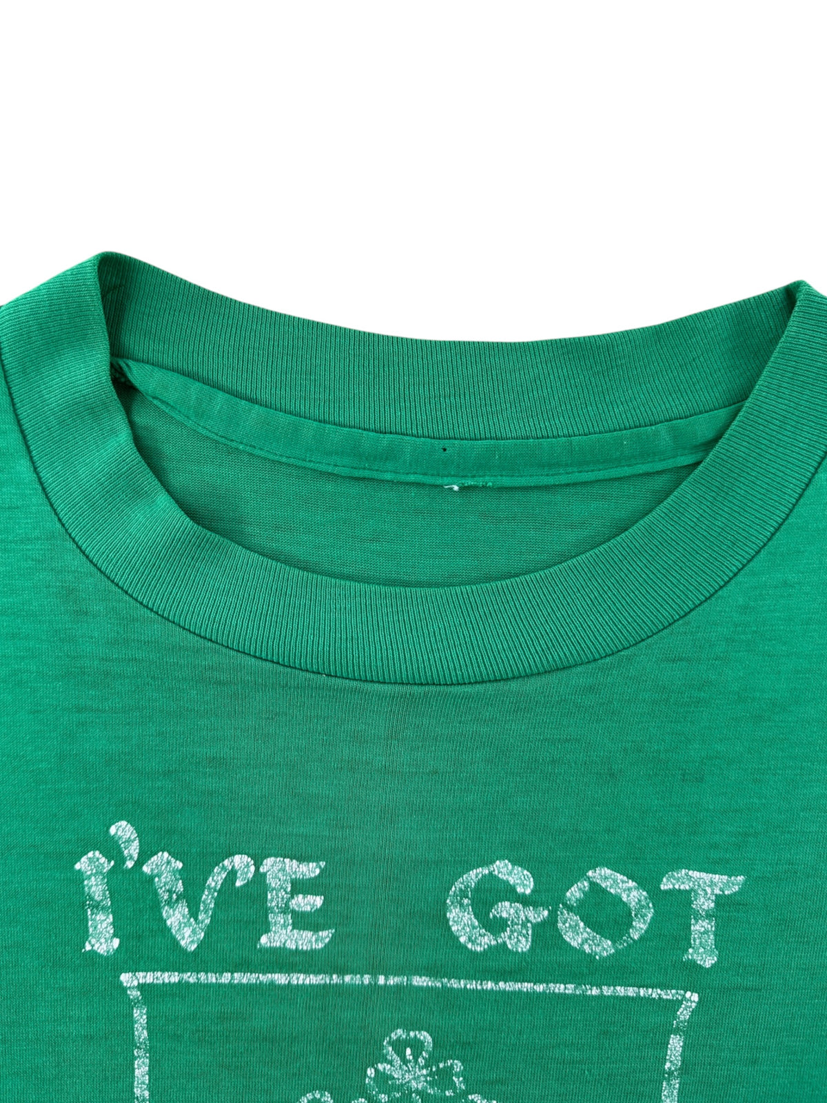 Collar on Vintage I've Got Shamrock Roots Tee SZ M/L