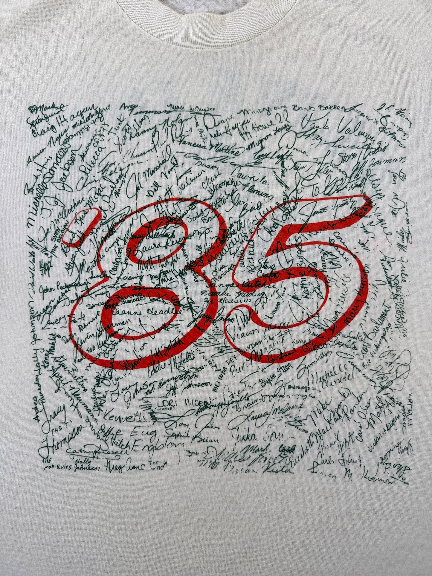 Graphic of Vintage Alive in 85 Signature Tee SZ S (Fits XS)
