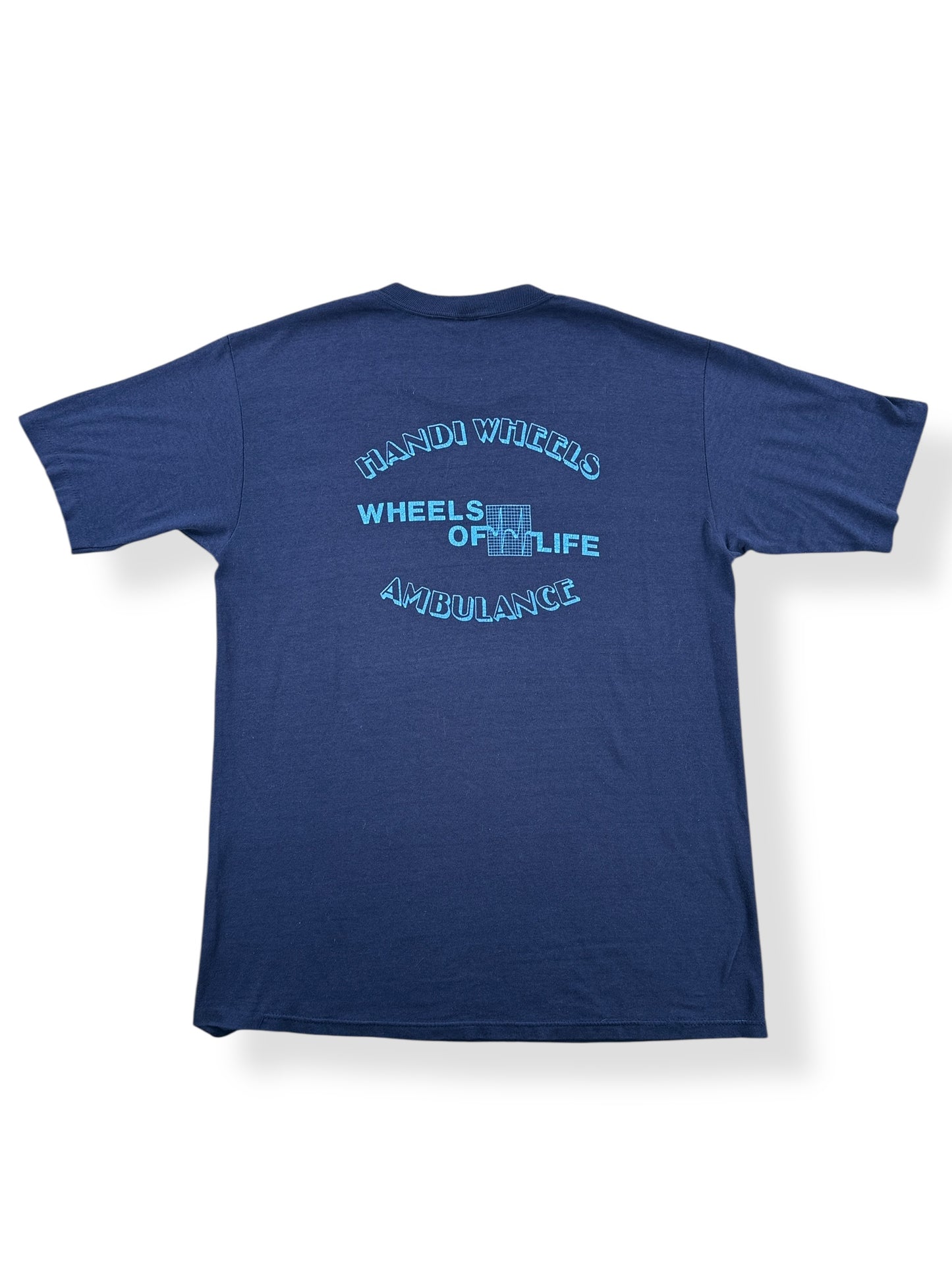 Back of Vintage Tony Glaze Memorial Run Tee SZ M
