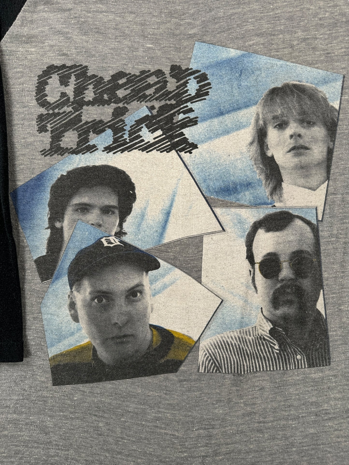 Front Graphic of Vintage Cheap Trick One on One Raglan SZ S