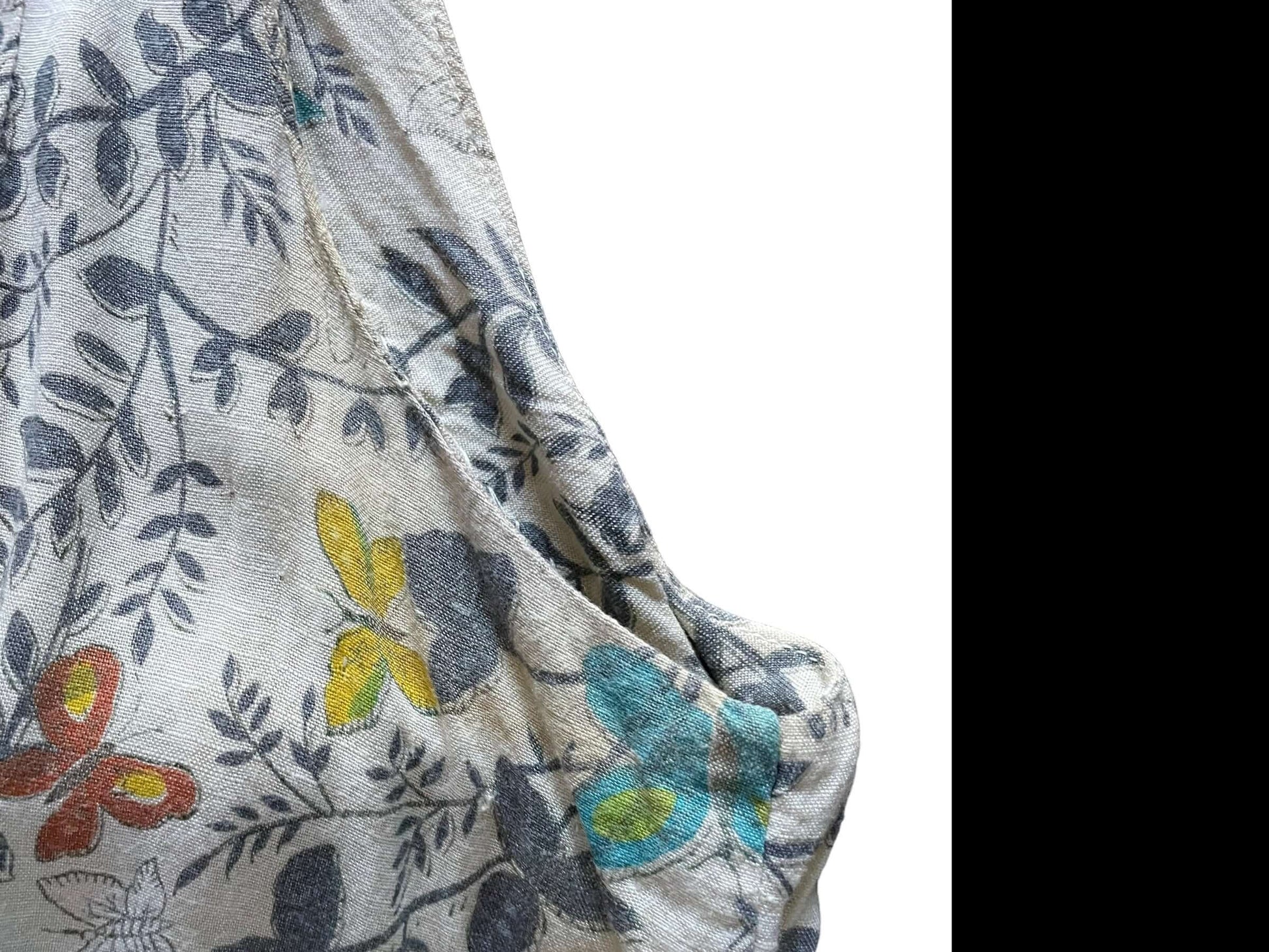 Left under arm view of Vintage 1950s Jonathan Logan Butterfly Dress |  Barn Owl Vintage Dresses | Seattle Vintage Ladies Clothing