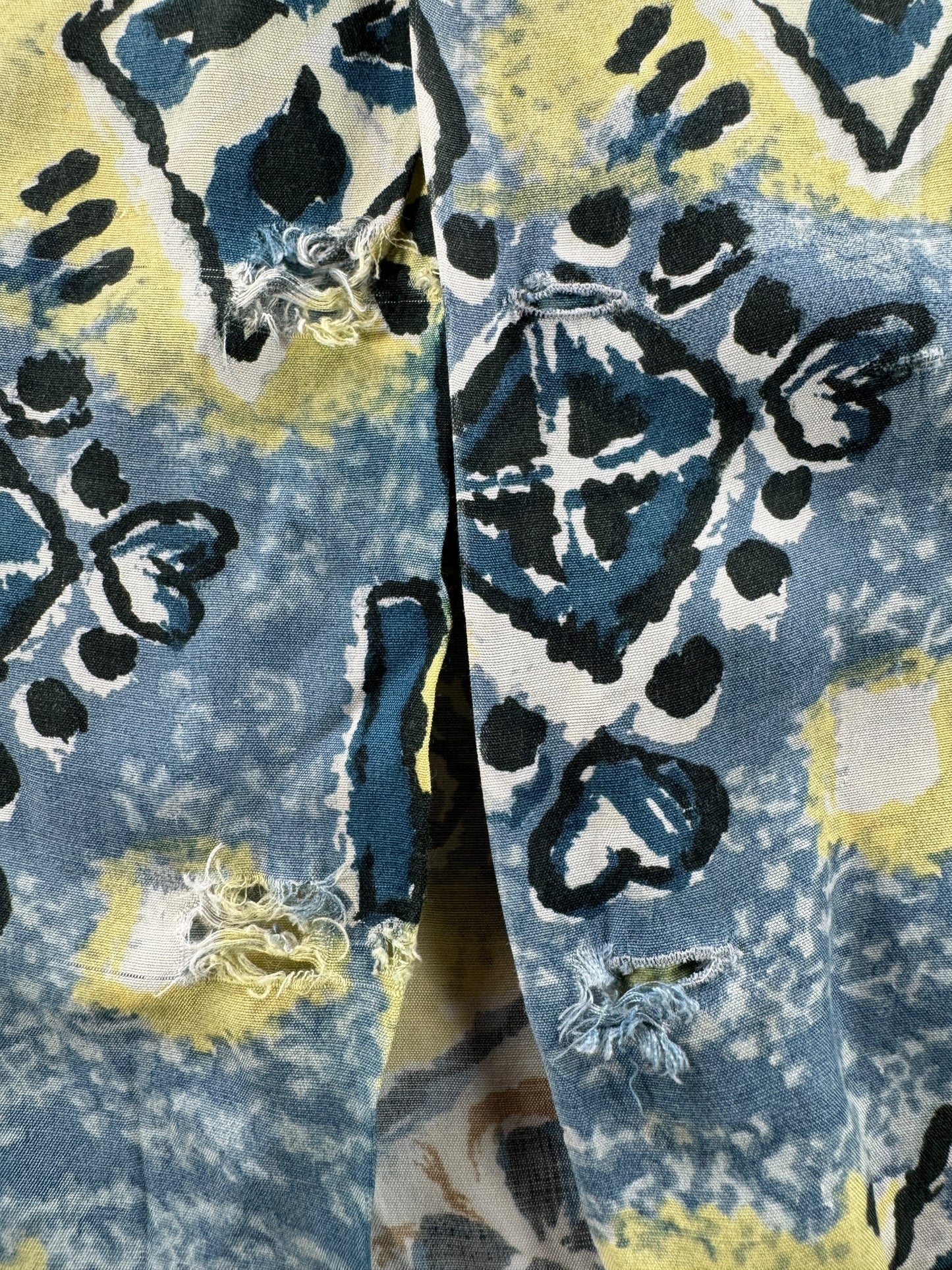 Missing Buttons on Vintage South Pacific Rayon Thrasher Aloha Shirt SZ L