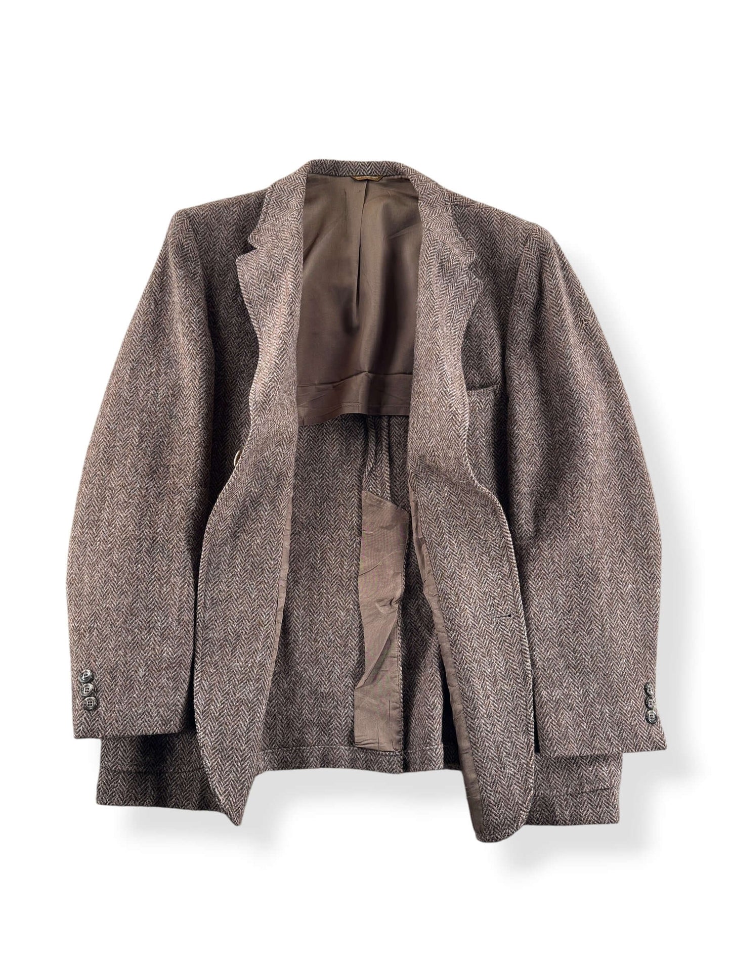 Inside of Vintage Eddie Bauer X Harris Tweed Sportcoat SZ 46