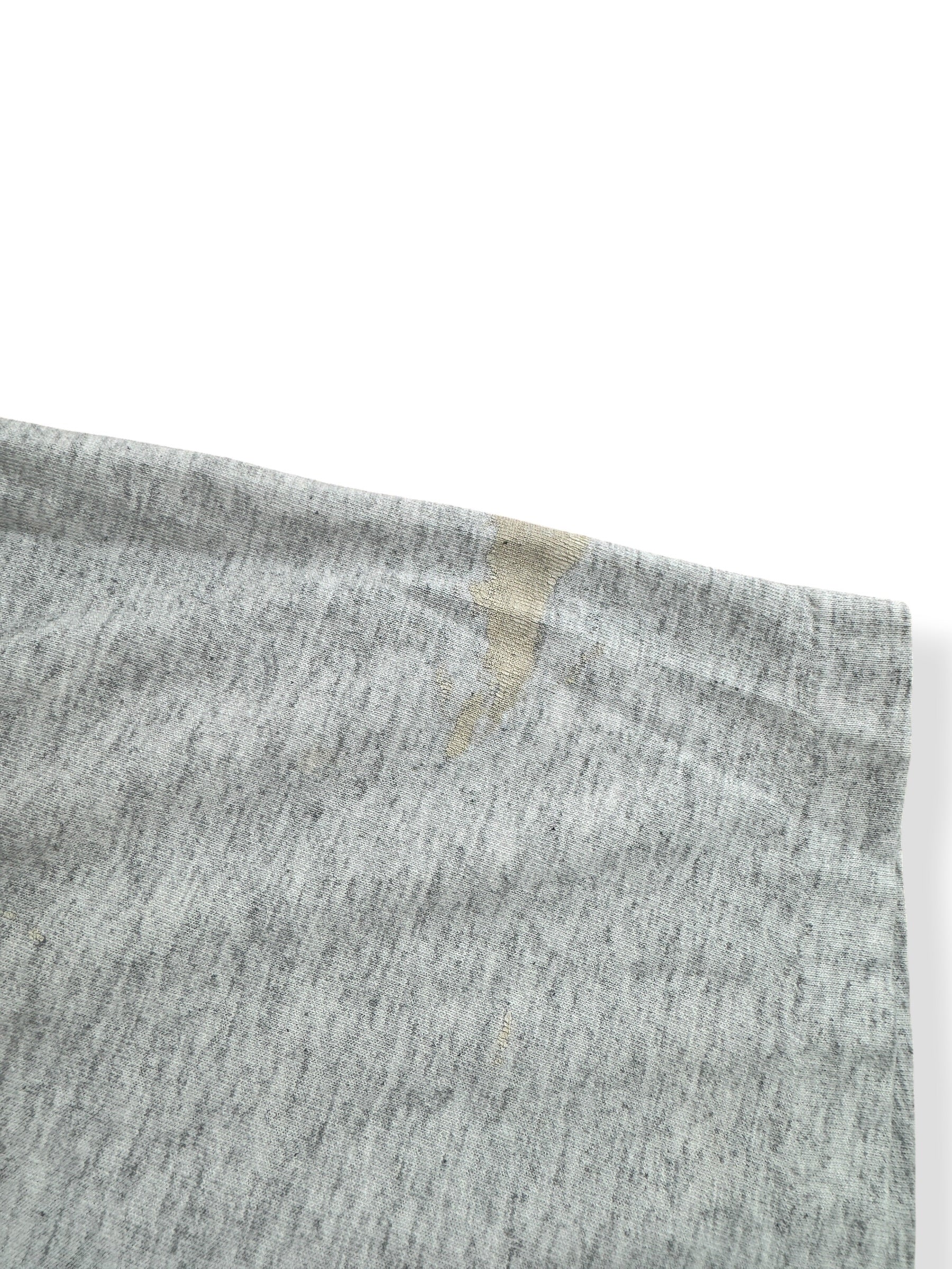 Stain on Sleeve on Vintage Levi's Sit on It Tee SZ L