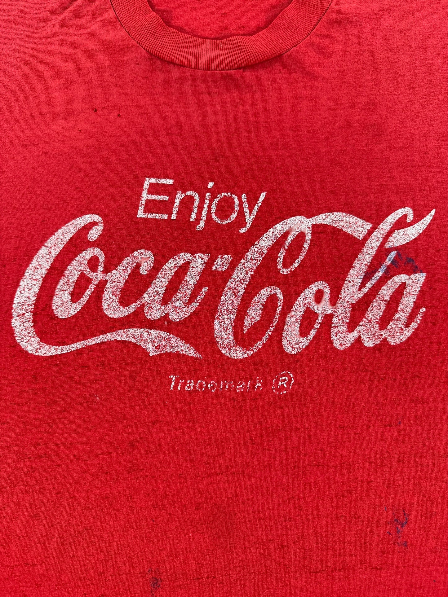 Graphic of Vintage Coca Cola Tee SZ L