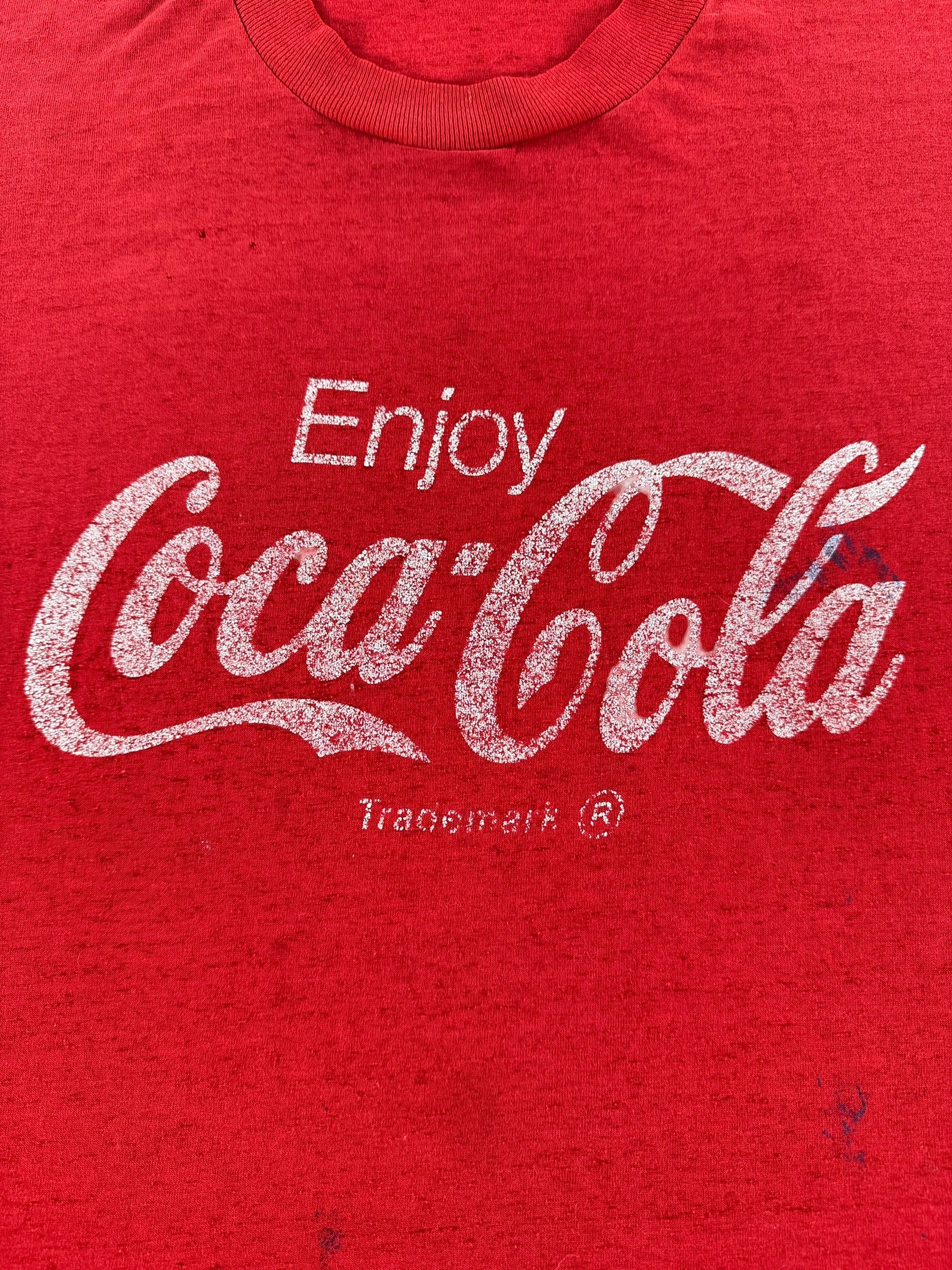 Graphic of Vintage Coca Cola Tee SZ L
