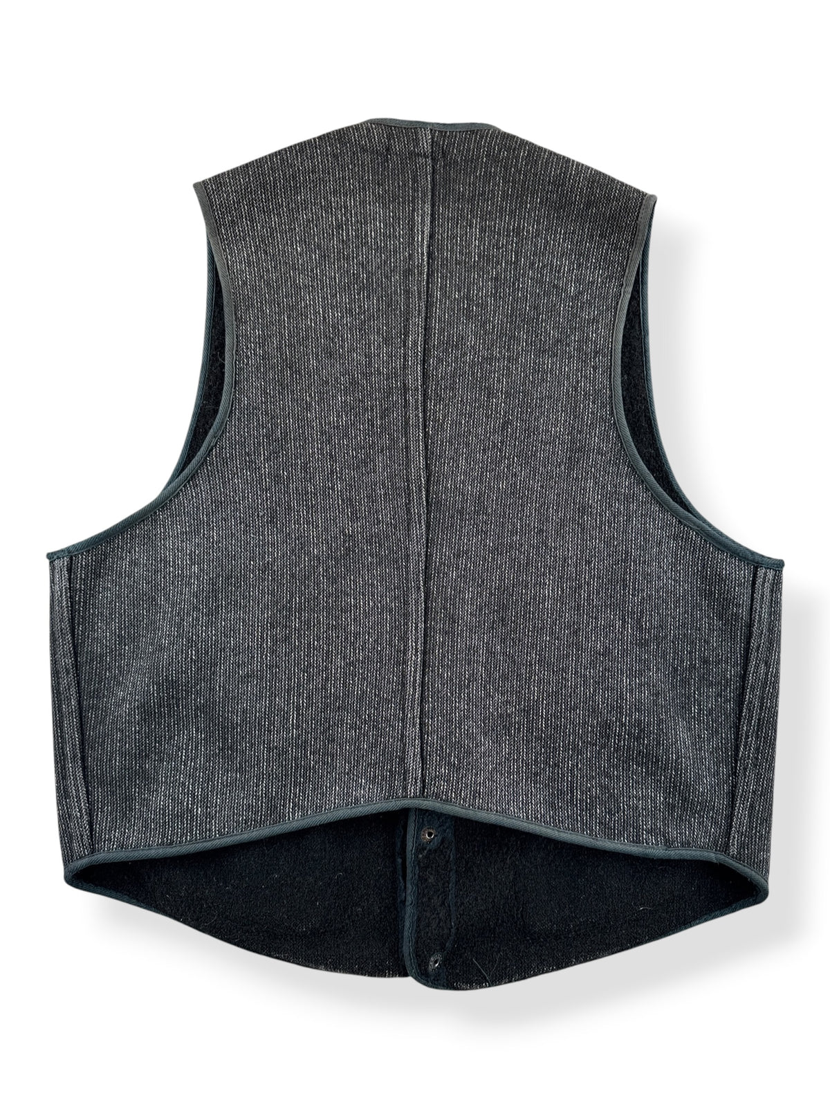 Back of Vintage 40s Era JC Penney Browns Beach Style Vest SZ 42
