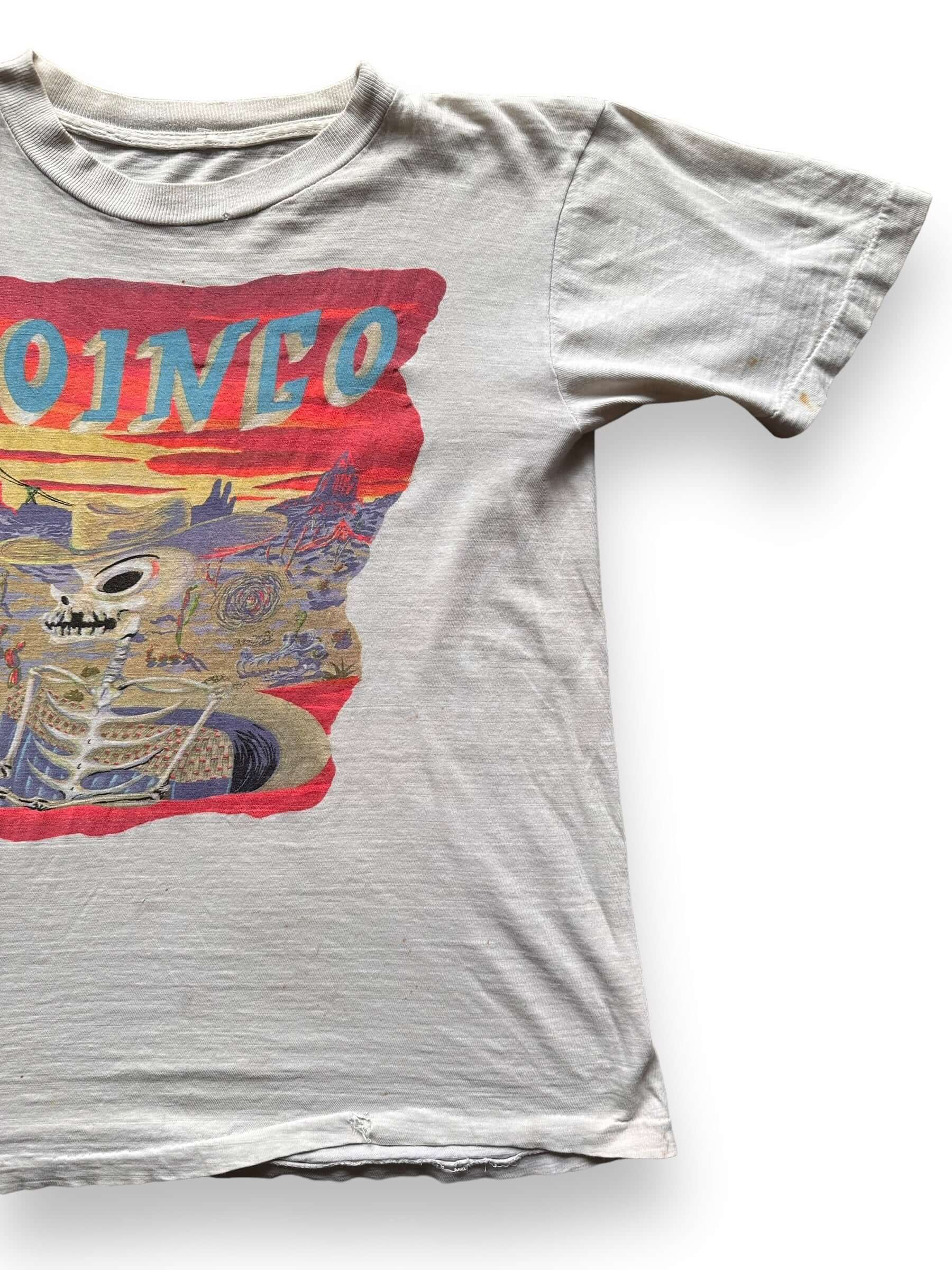 Front Left View of Vintage 1989 Oingo Boingo Single Stitch Band Tee SZ M