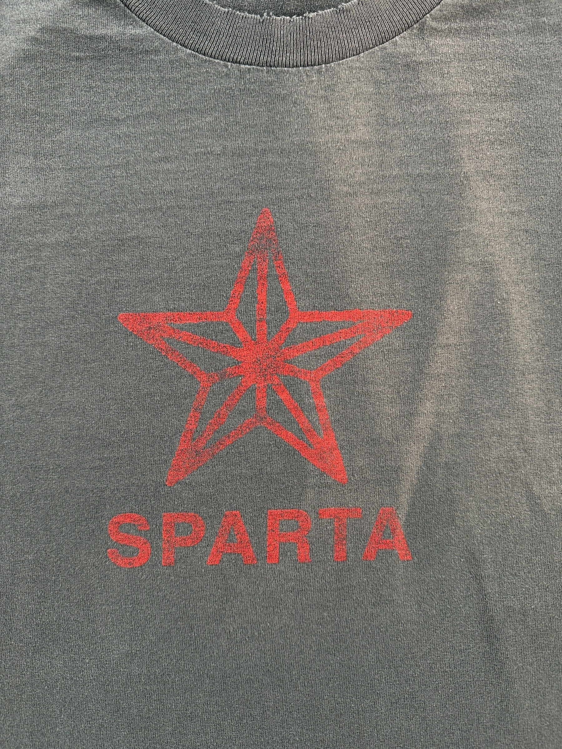 Front Graphic of Vintage Sparta ATDI Faded Band Tee SZ M