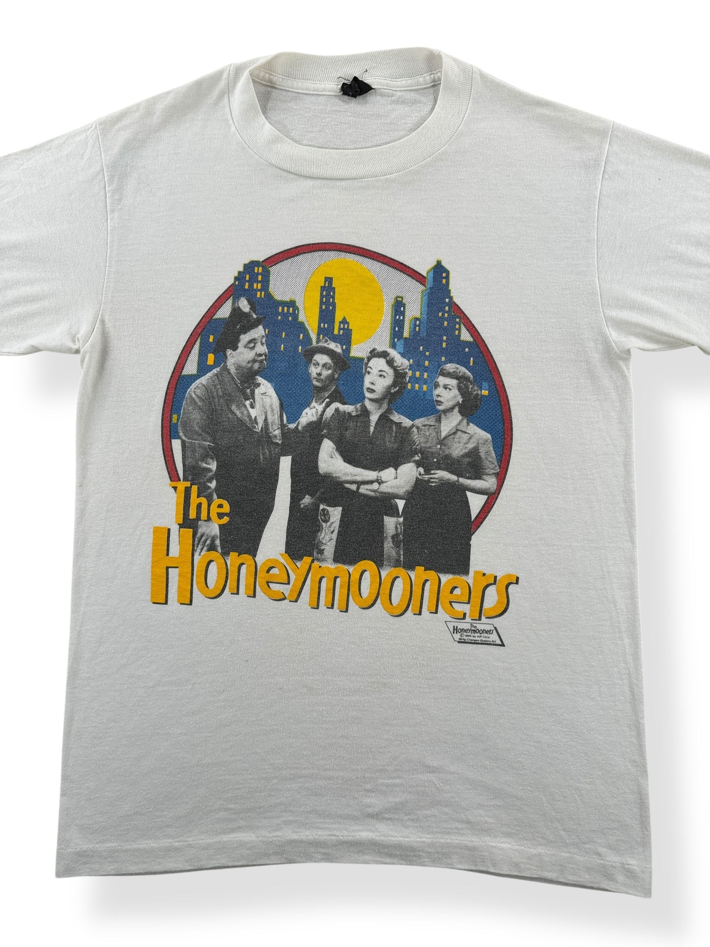 Front Close Up of Vintage The Honeymooners Tee SZ M