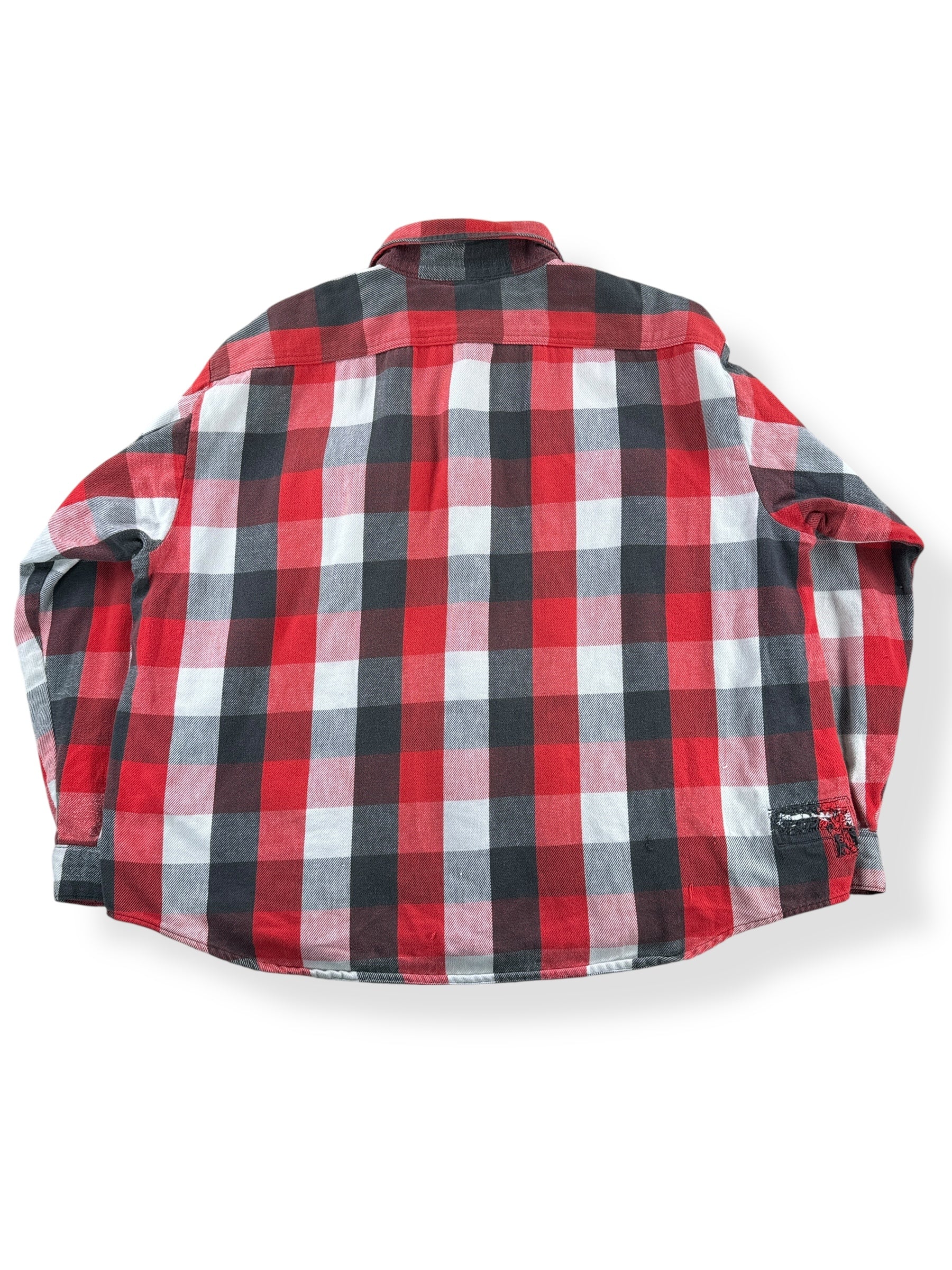 Back of Vintage 5 Brothers Work Shirt SZ XXXL