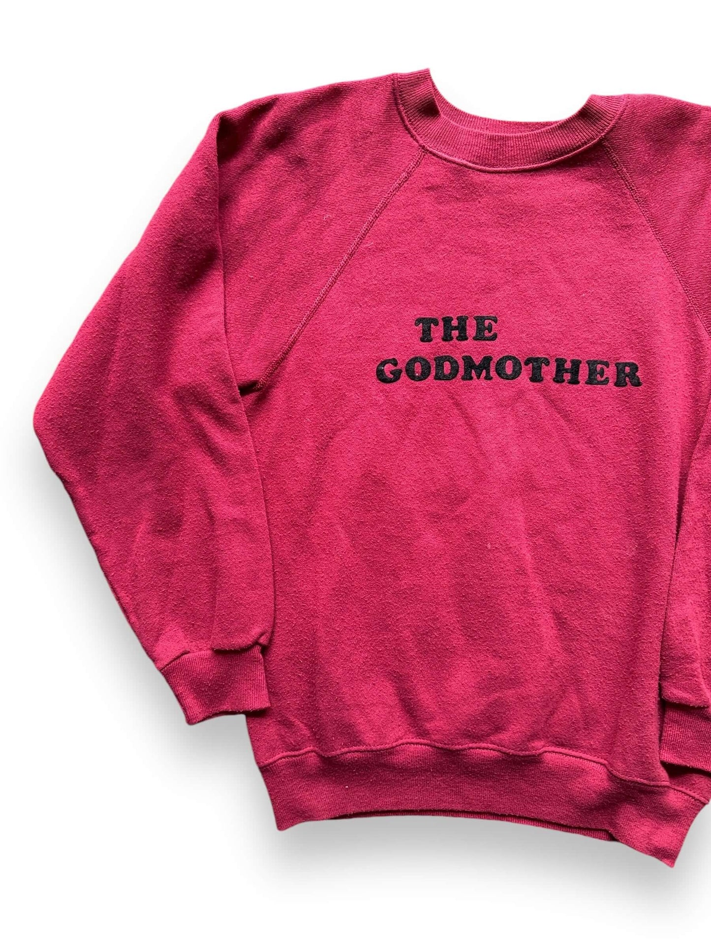 Front Right View of Vintage The Godmother Hanes Crewneck SZ S