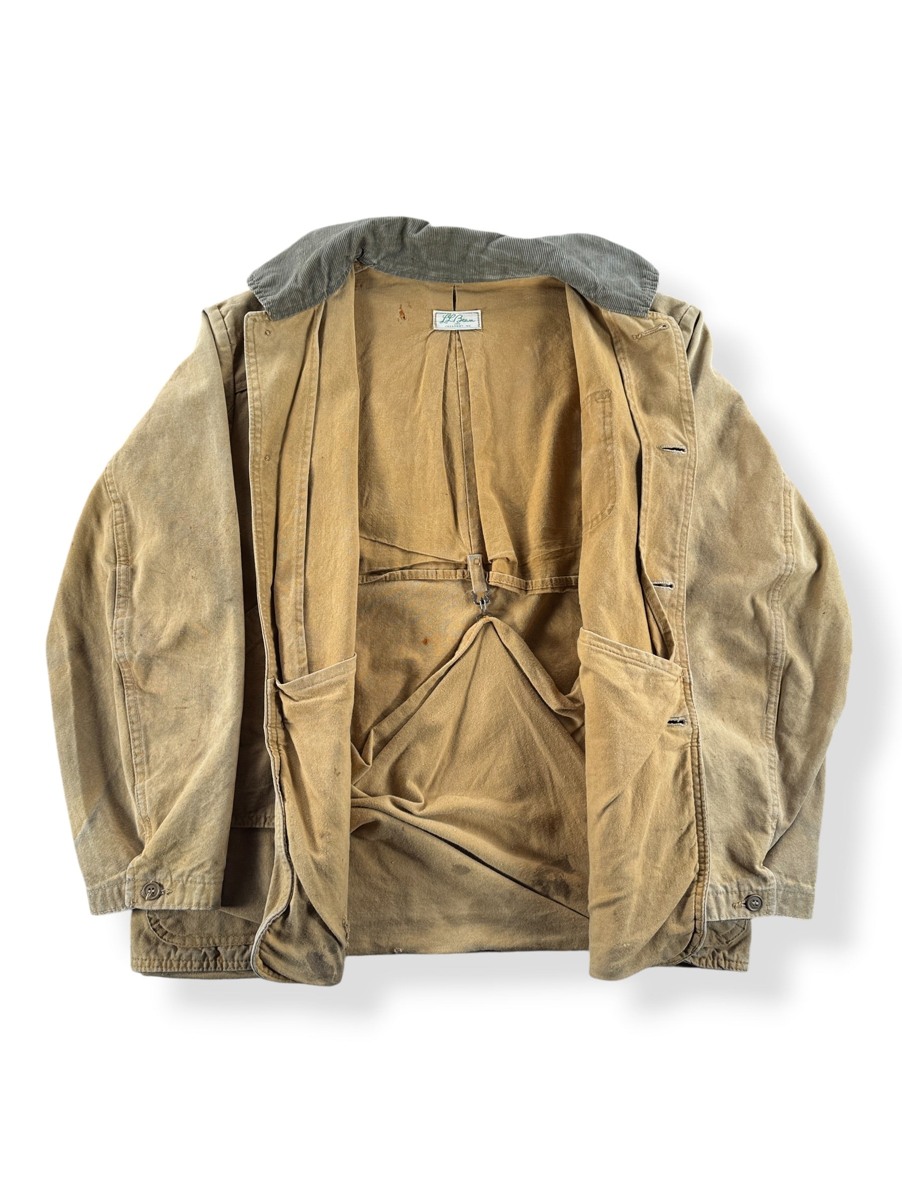 Inside of Vintage L.L. Bean Script Era Field Jacket SZ L