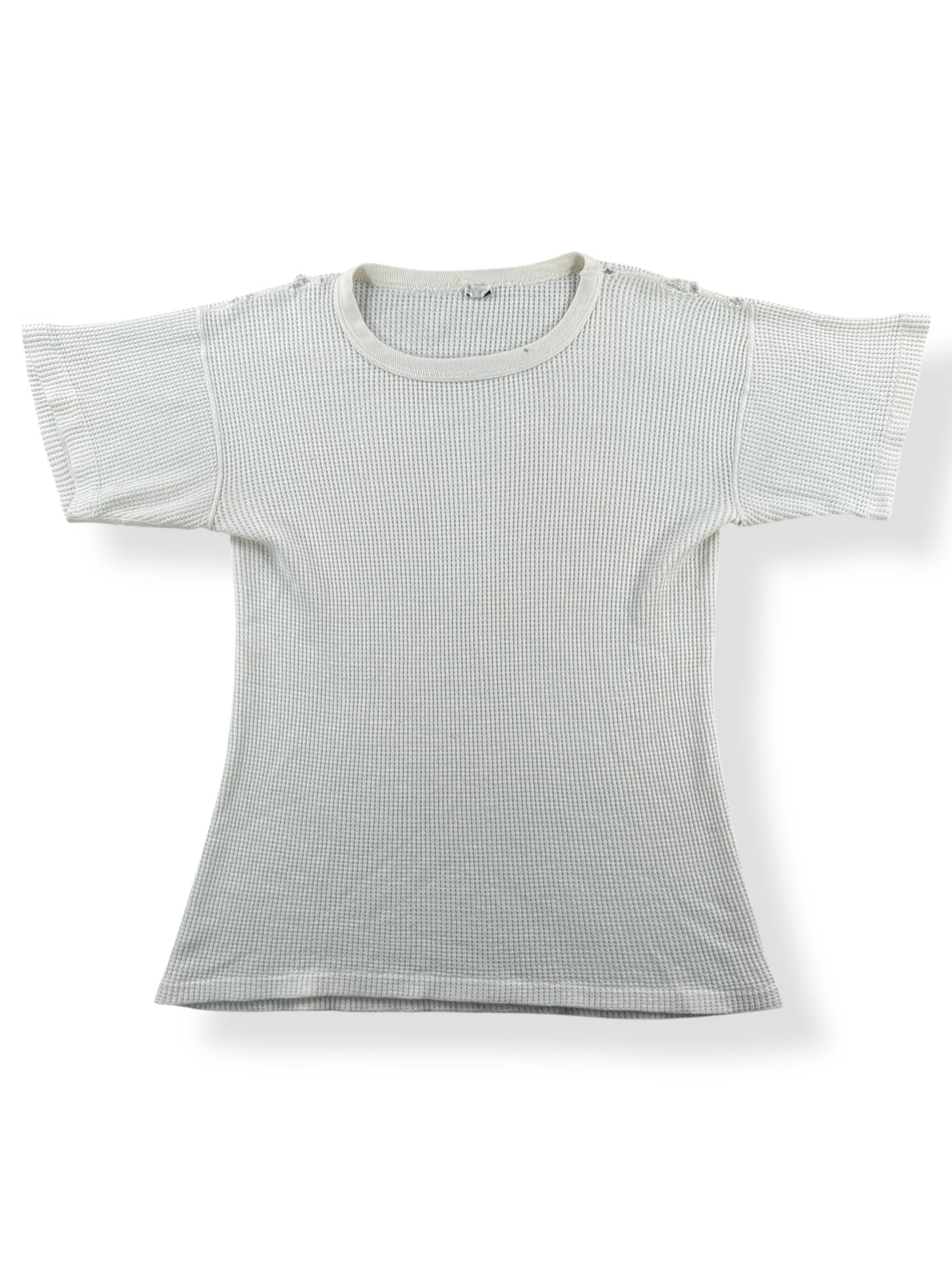 Front of Vintage Brant Short Sleeve Waffle Thermal AS IS SZ L