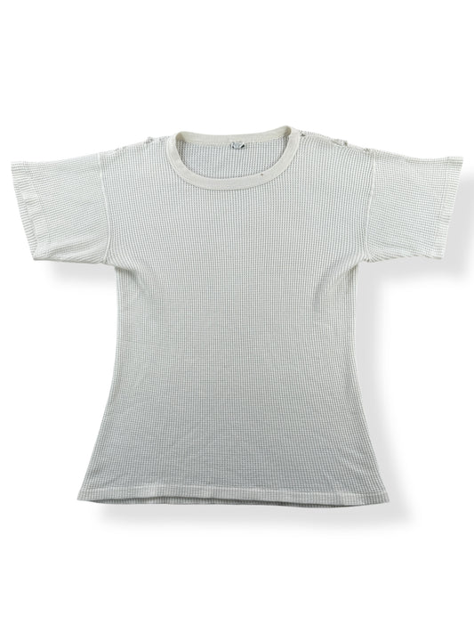 Front of Vintage Brant Short Sleeve Waffle Thermal AS IS SZ L