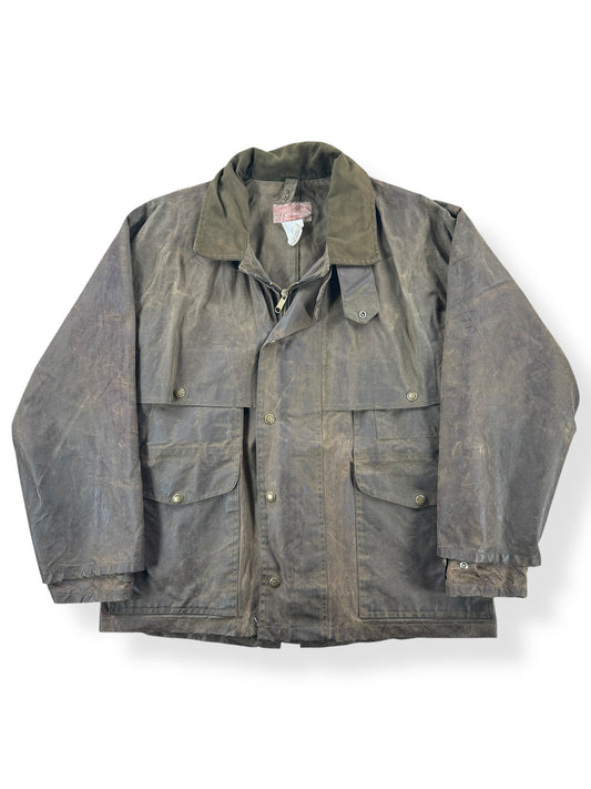Front of Vintage Filson Shelter Cloth Packer Coat SZ 40