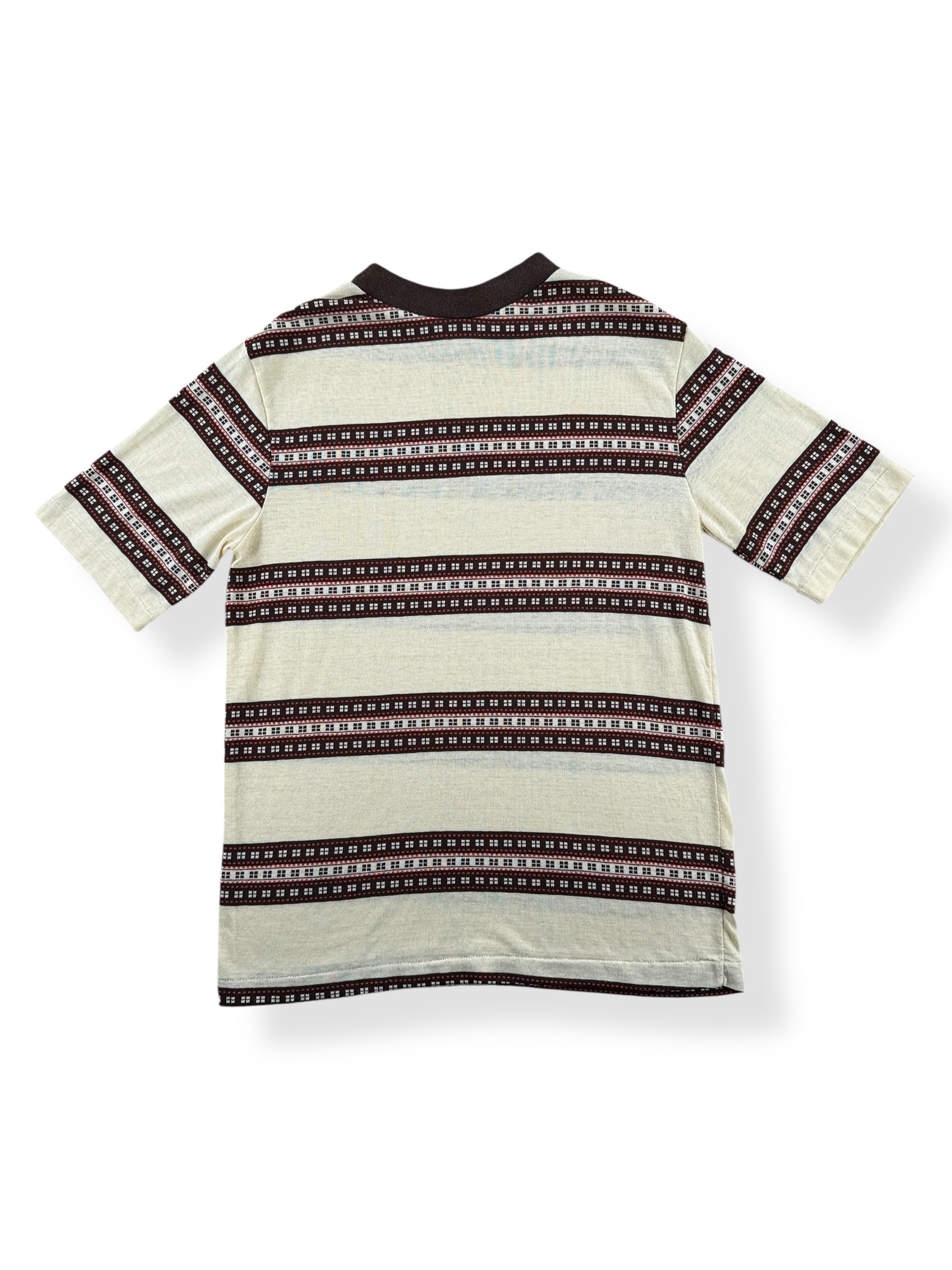 Back of Vintage 70s striped tee SZ M