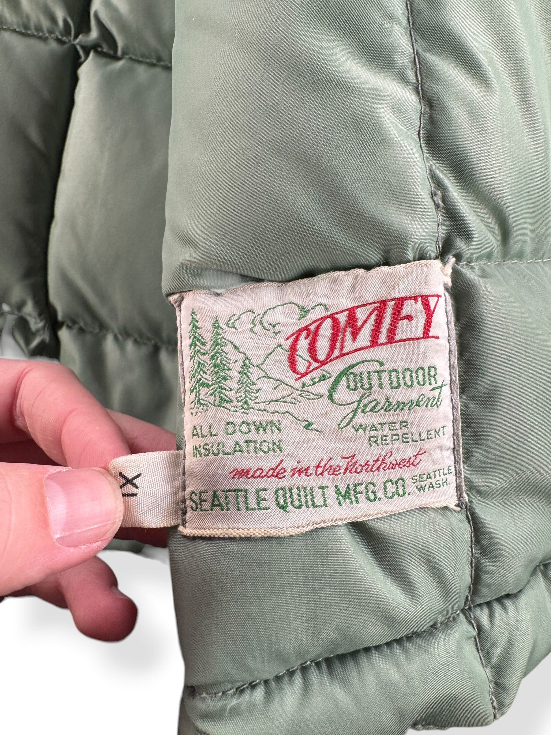 Label on Vintage Comfy Jacket SZ XL