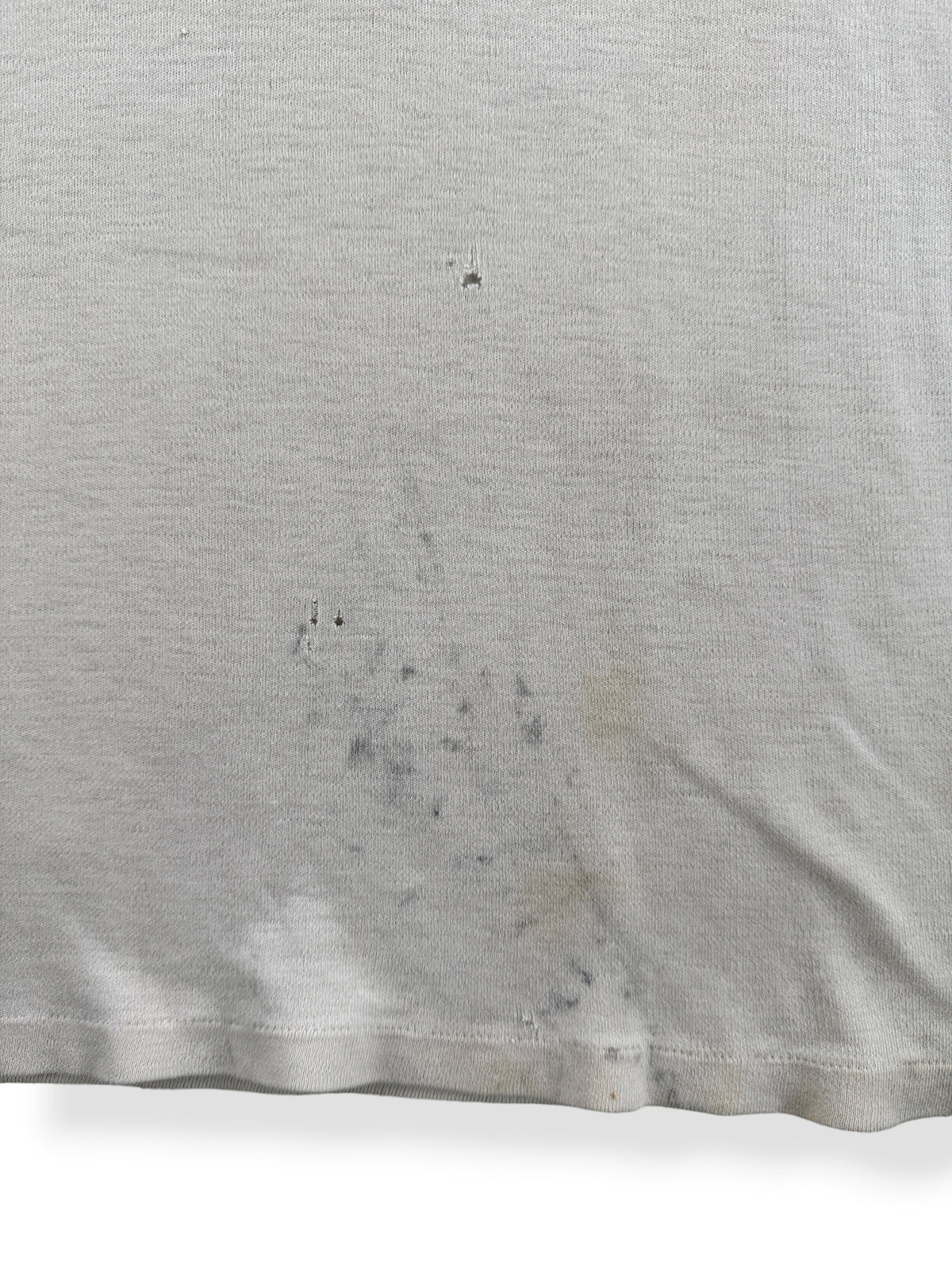 Minor staining on back of Vintage 40s Distressed Rowing Tank Top SZ M