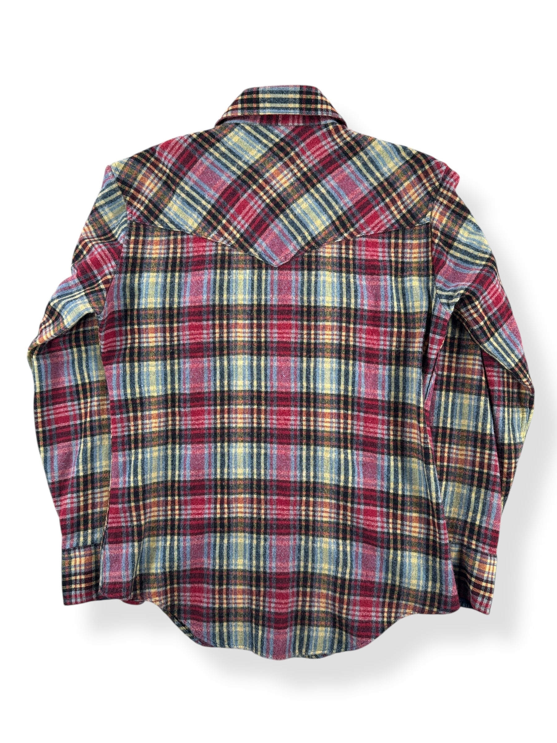 Back of Vintage Gap Western Flannel SZ M