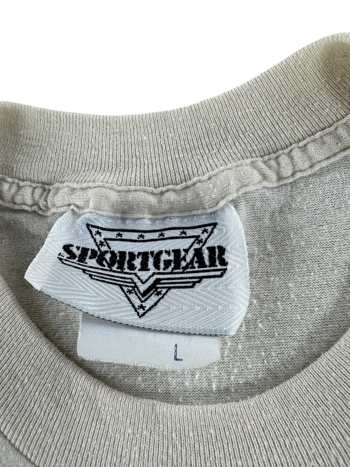 Tag on Vintage Tahiti Postcard Tee SZ L (Fits M)