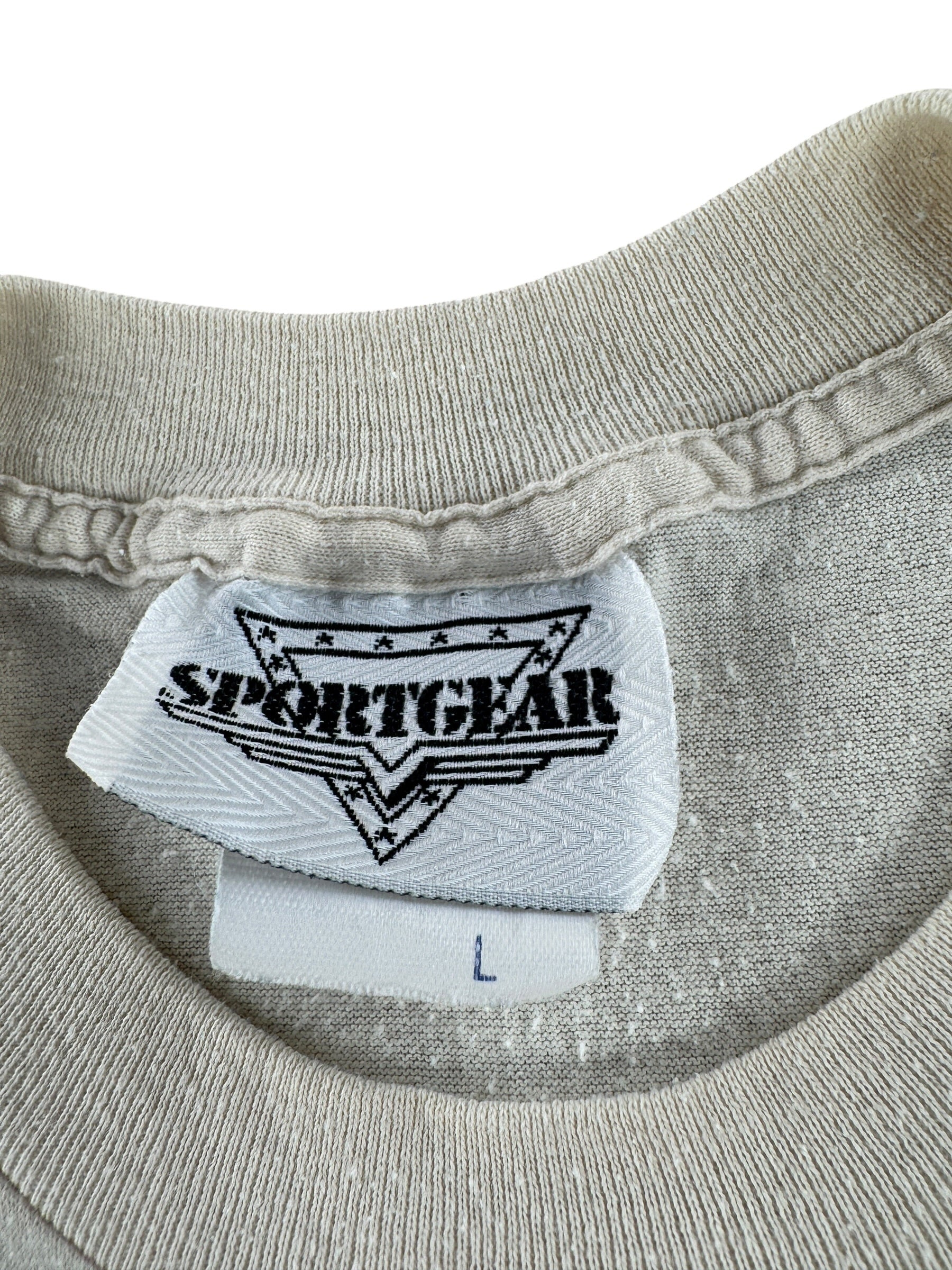 Tag on Vintage Tahiti Postcard Tee SZ L (Fits M)