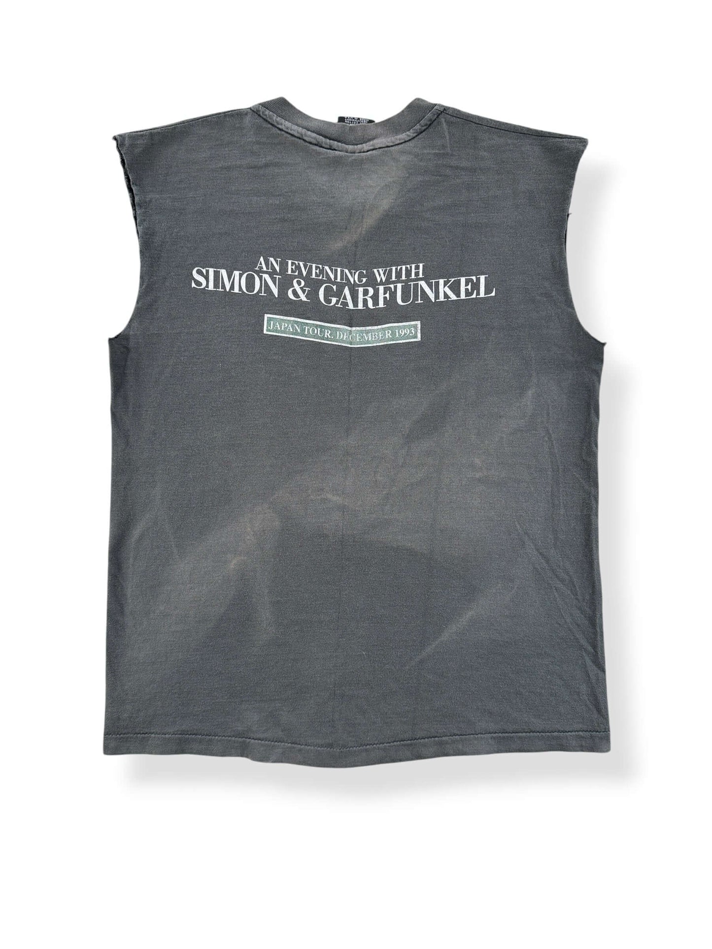 Back of Vintage Simon and Garfunkel 1993 Cutoff SZ L (Fits M)