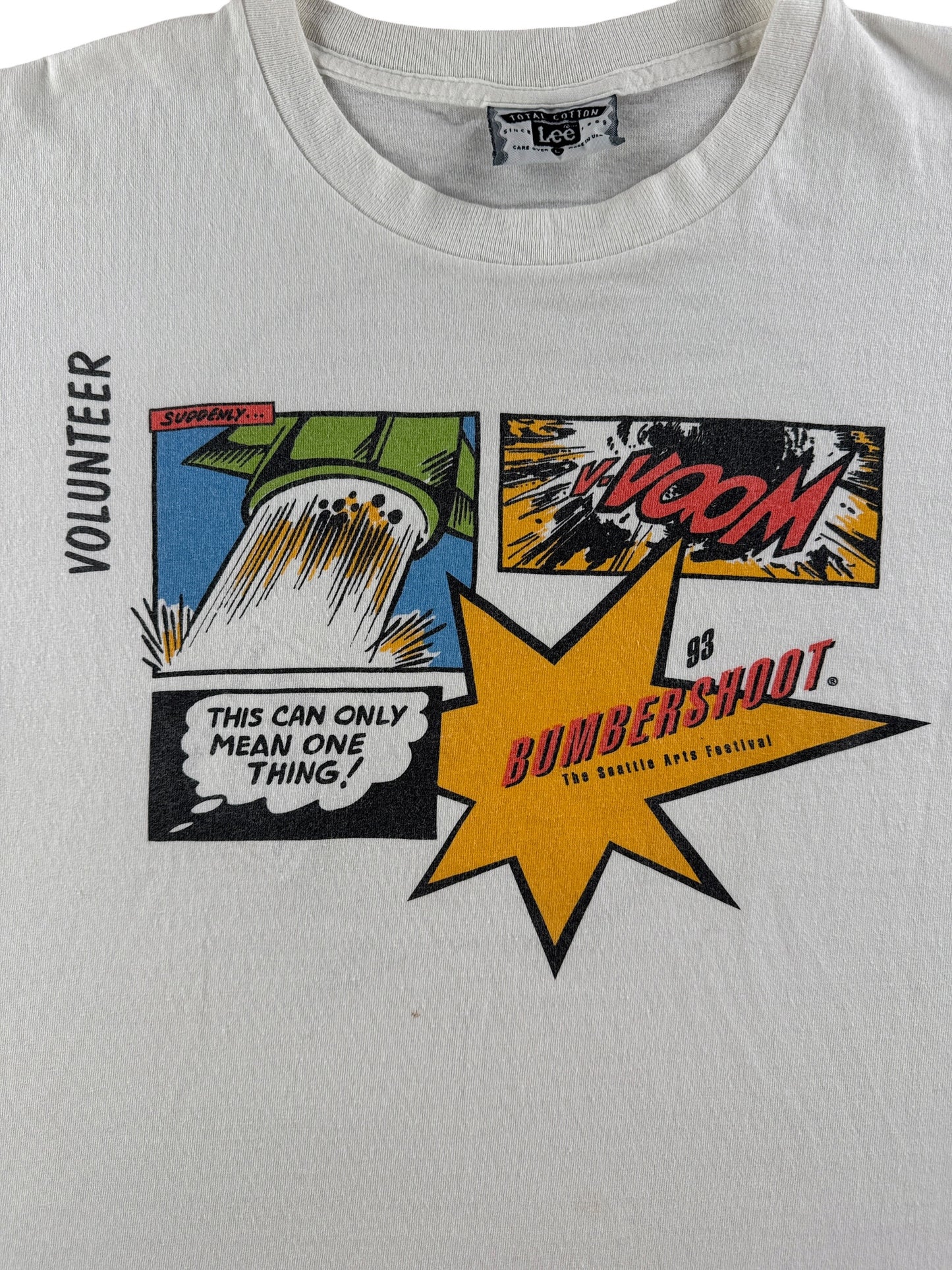 Graphic of Vintage Bumbershoot Volunteer Tee SZ L