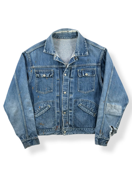 Front of Vintage Penney's Foremost Selvedge Denim Jacket SZ M