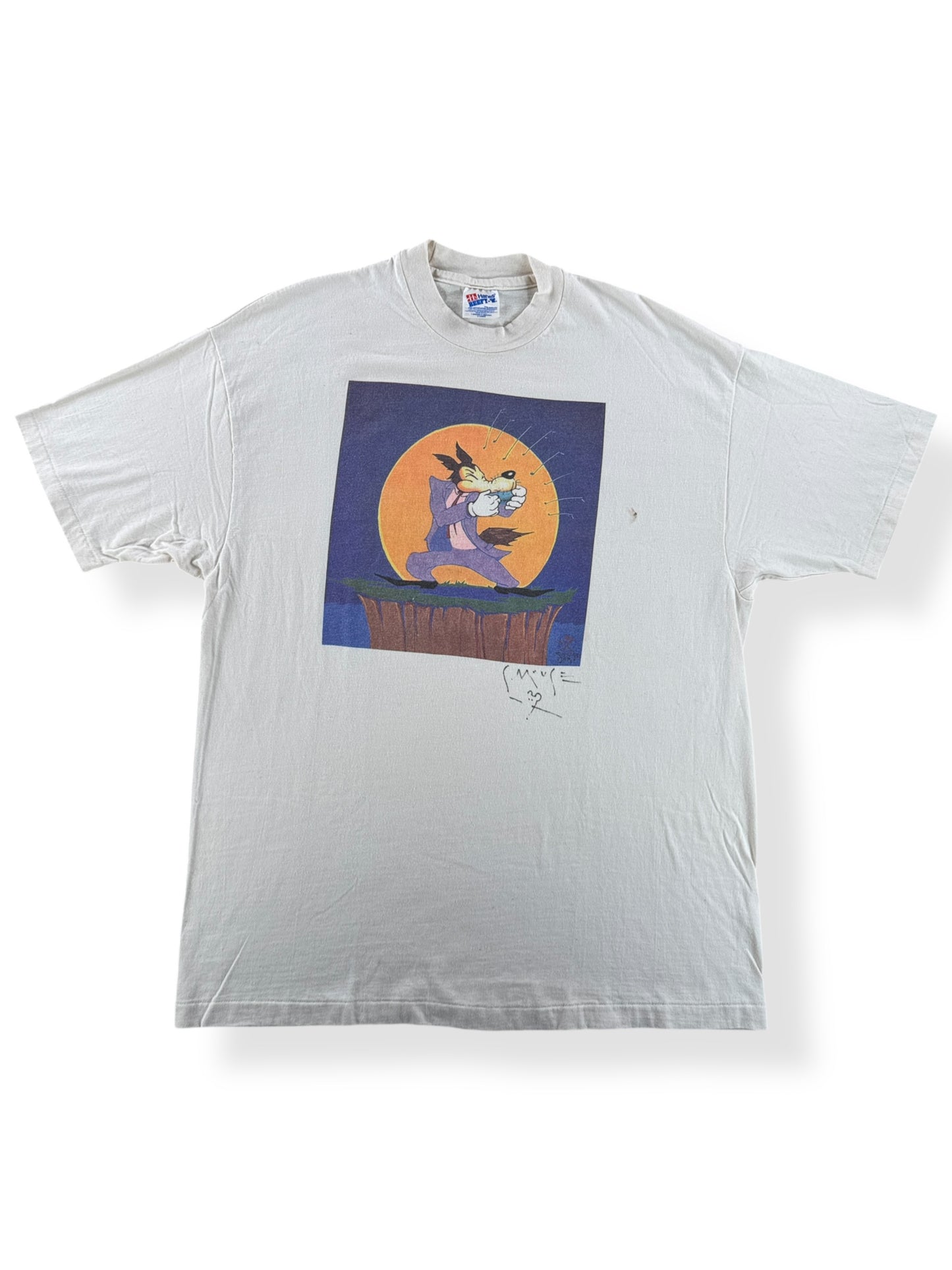 Front of Vintage Autographed Stanley Mouse Tee SZ XL