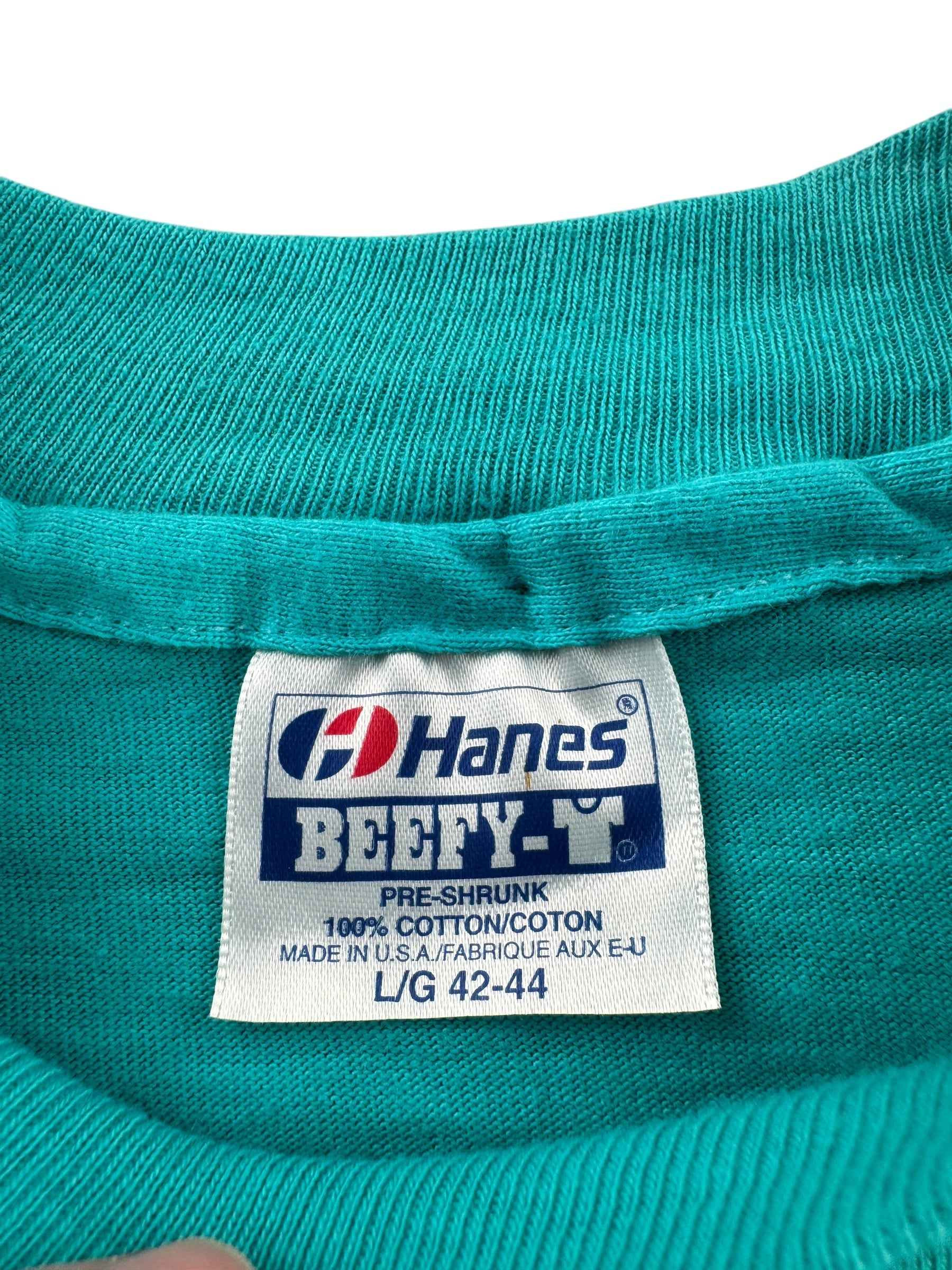 Tag on Vintage Puffy Print Val-Air Tee SZ L