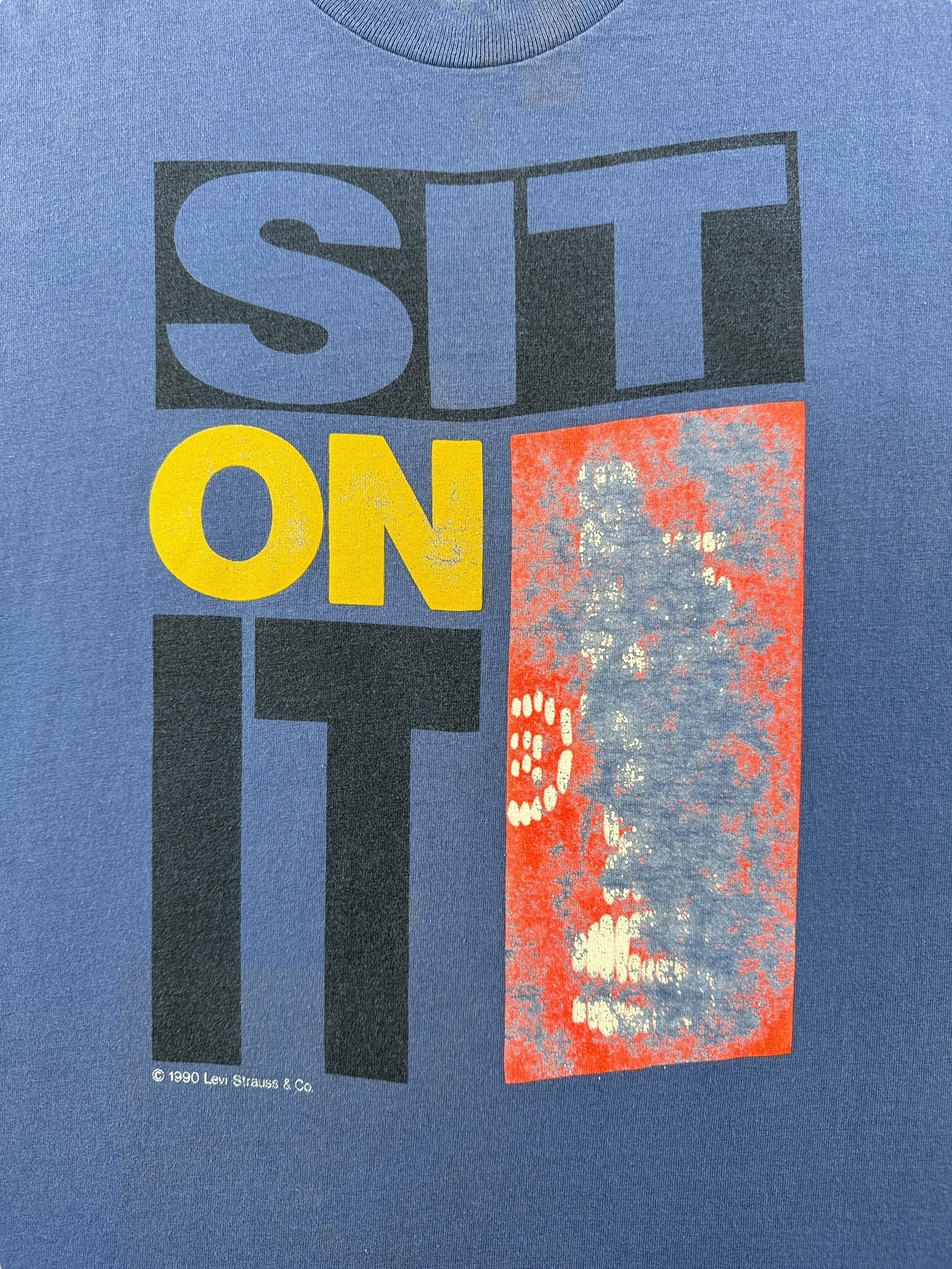 Graphic of Vintage Sit On It Levi's Tee SZ L