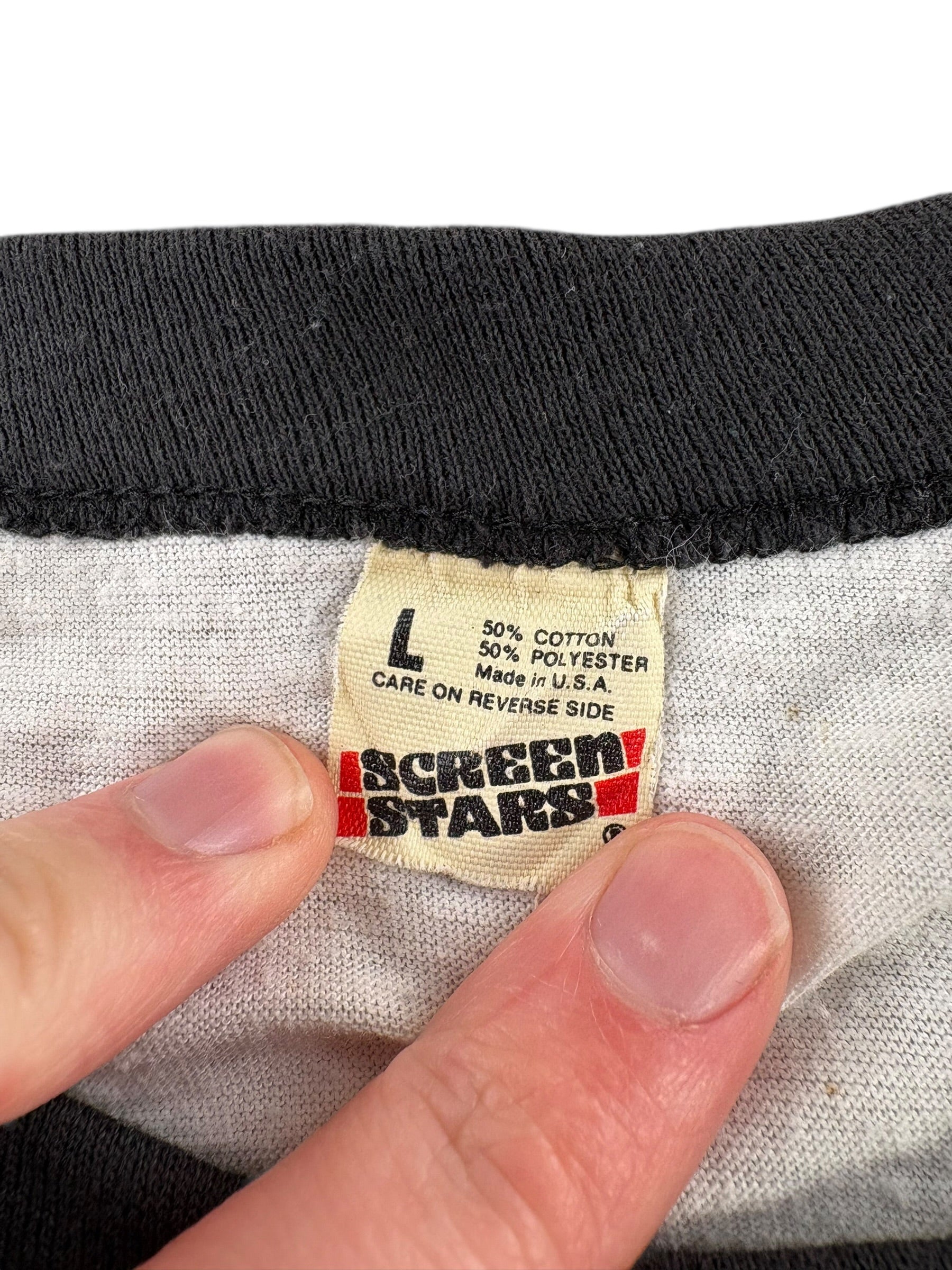 Tag on Vintage Hulbert House Ringer SZ L (Fits S/M)