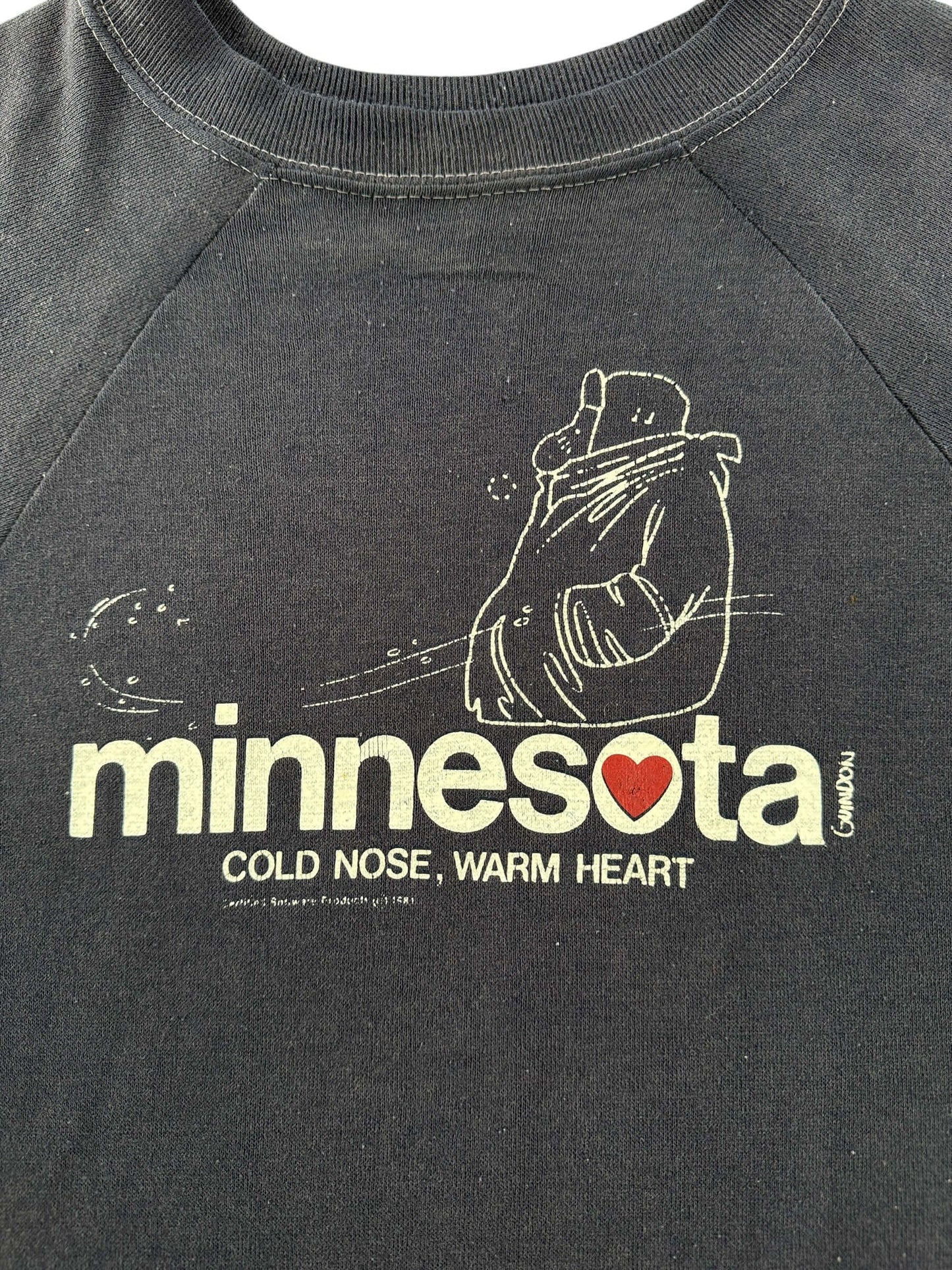 Graphic of Vintage Minnesota Crewneck SZ L (Fits M)