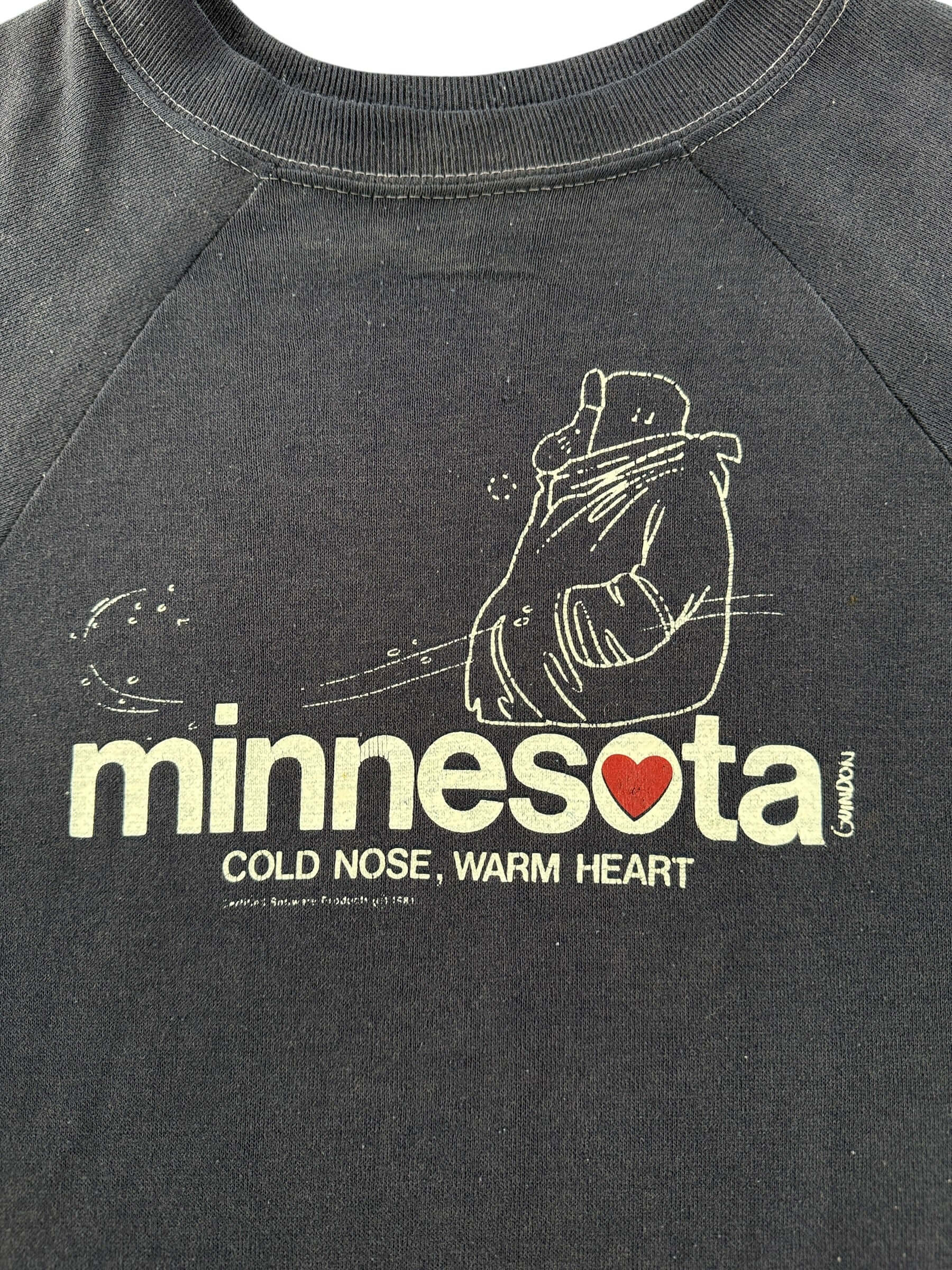 Graphic of Vintage Minnesota Crewneck SZ L (Fits M)