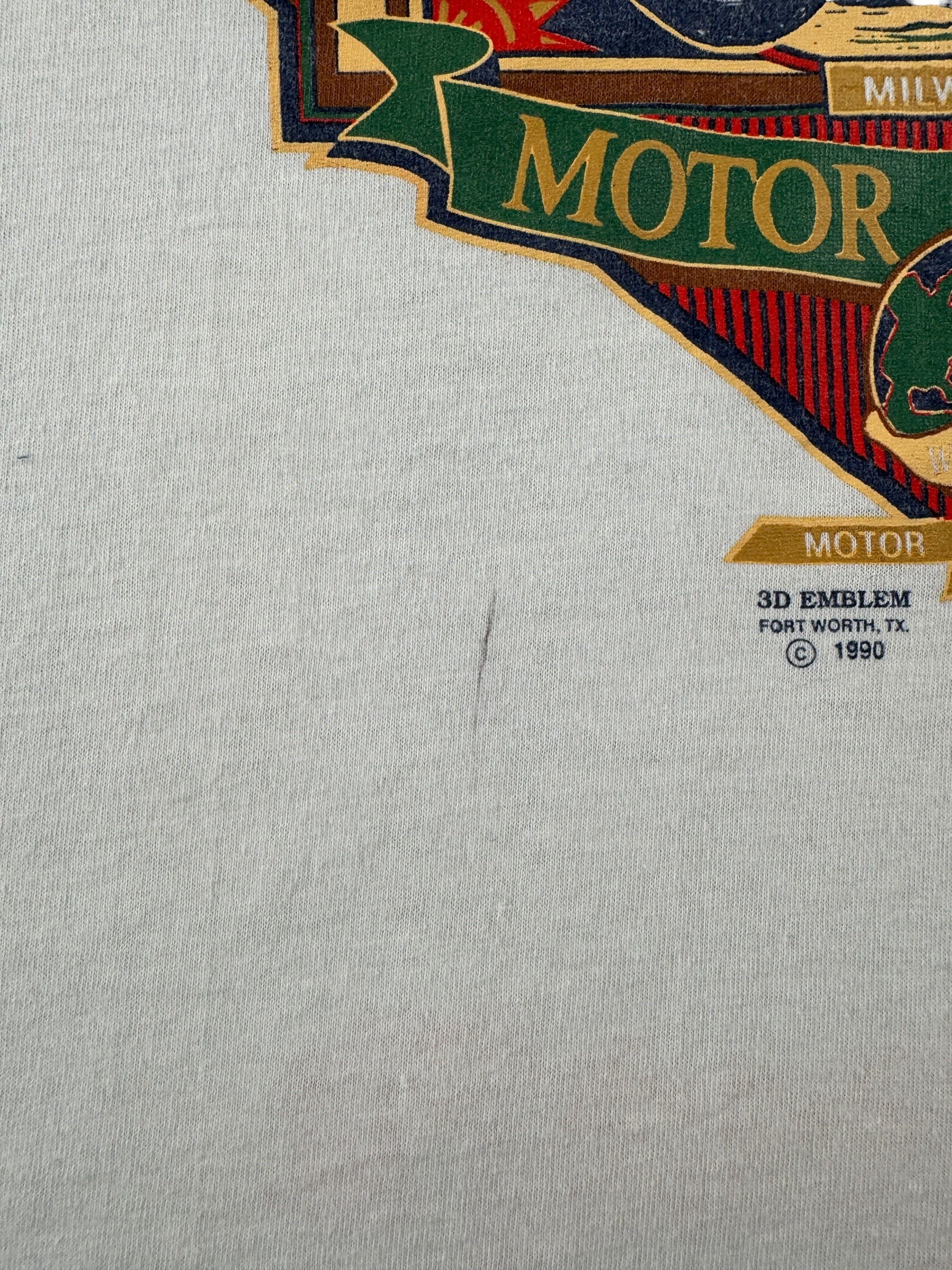 Stain on Vintage 1990 Harley Brothers III Tee SZ XXL (Fits XL)