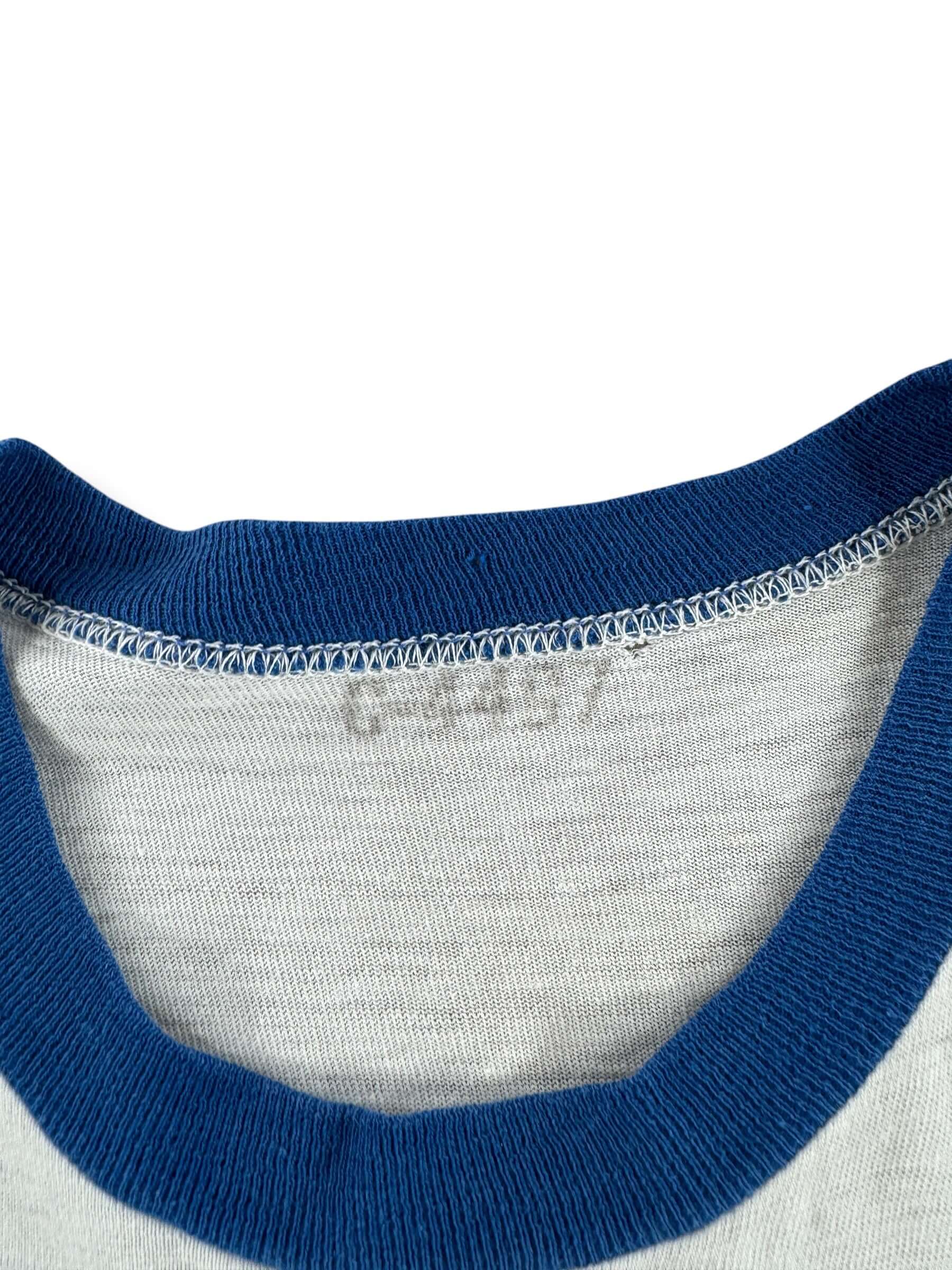 Missing Tag on Vintage USAF Waterprint Ringer Tee SZ M