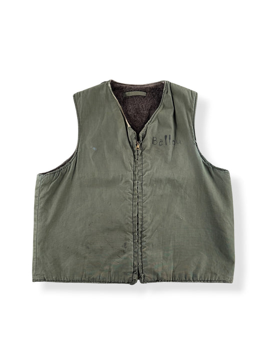 Front of Vintage WW2 Era Deck Vest SZ M