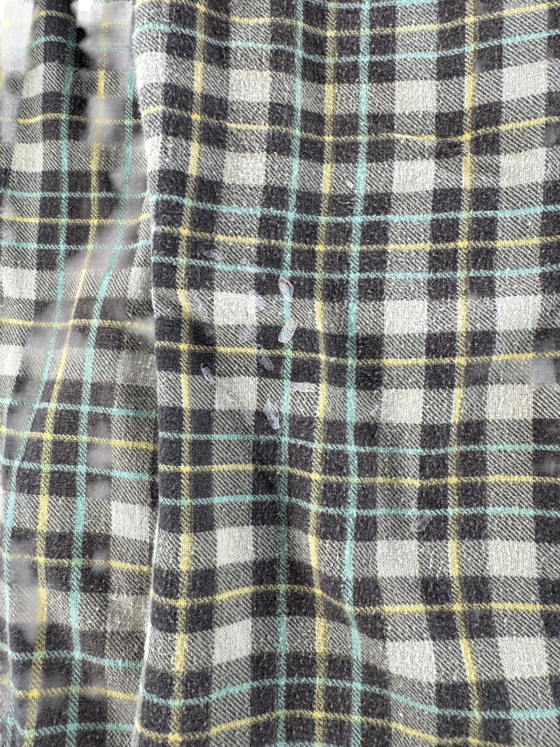 Wear on Vintage Kingsport Cotton/Poly Flannel SZ L