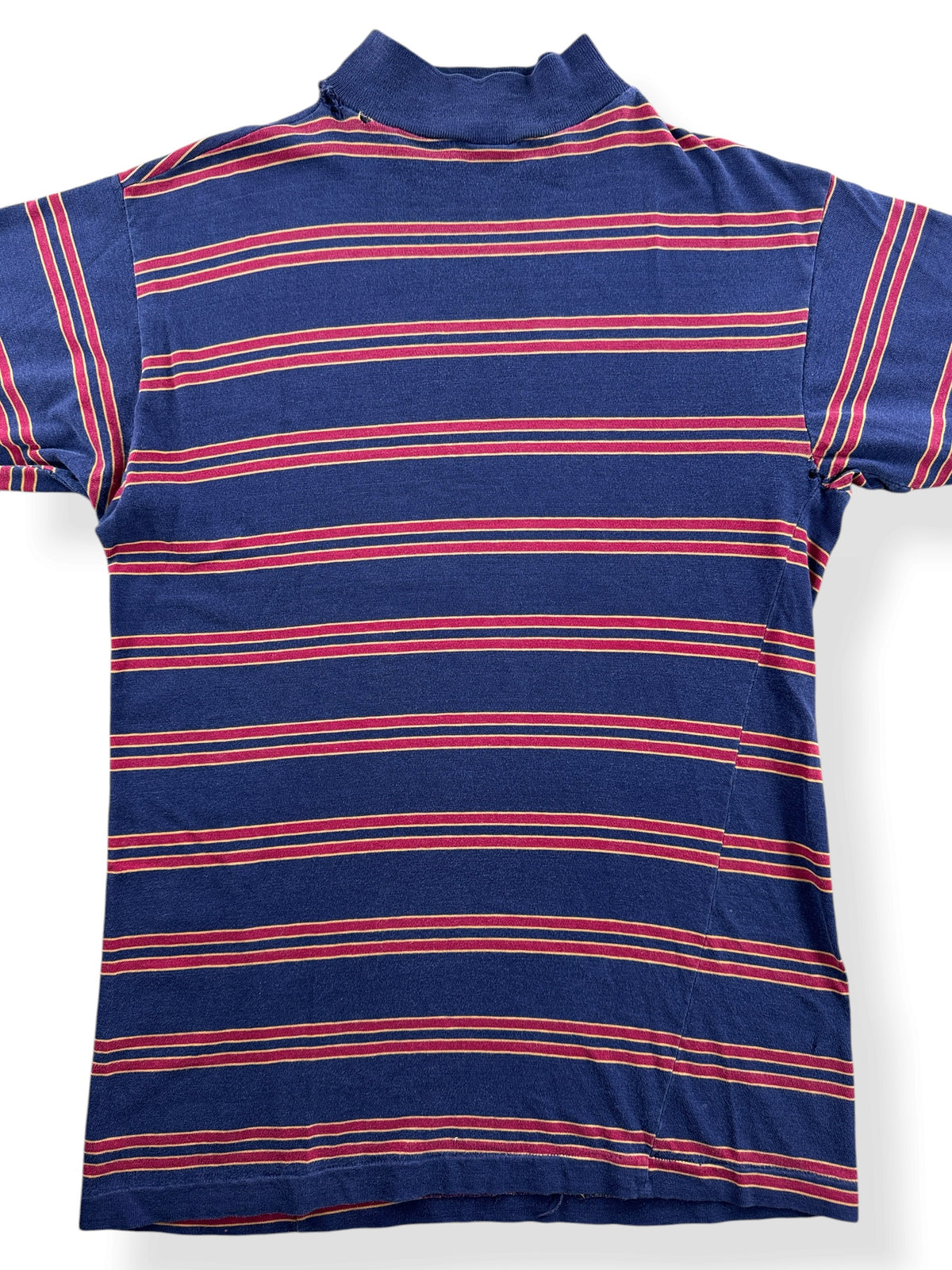 Back of Vintage Velva Sheen Striped Tee SZ S
