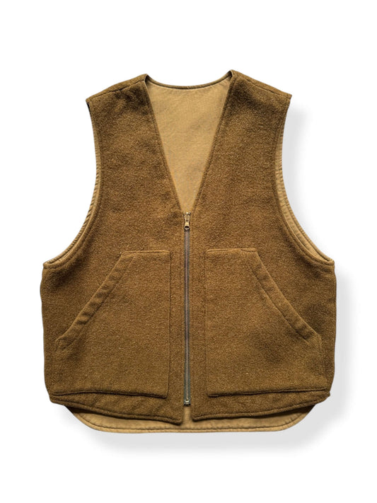 Front of Filson X Governor Baxter WWII Wool Blanket Vest SZ S/M