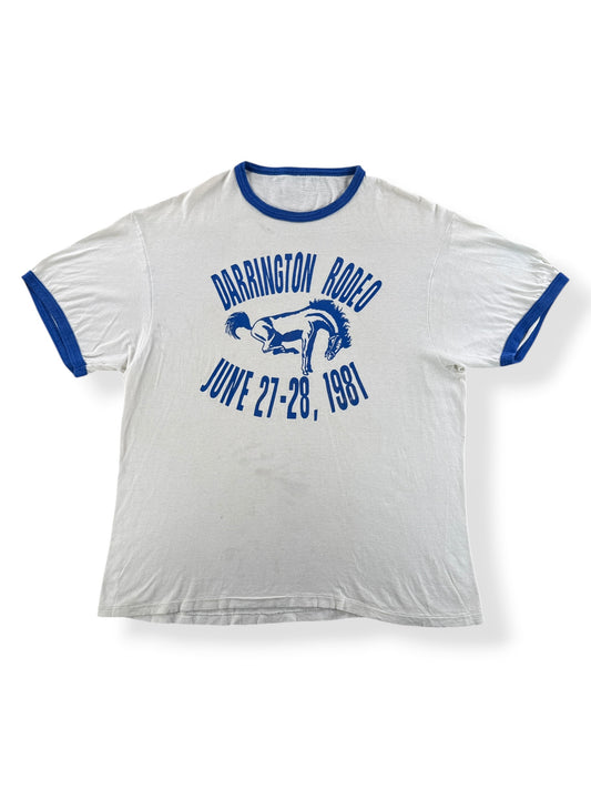 Front of Vintage Darrington Rodeo Ringer Tee SZ L