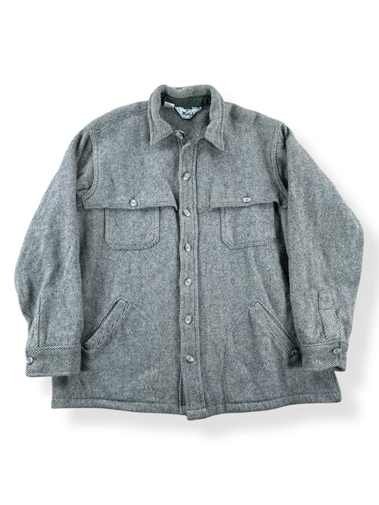 Front of Vintage Woolrich Herringbone Halibut Jacket SZ L