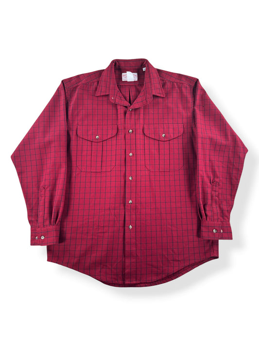 Front of Filson Red Guide Shirt SZ L