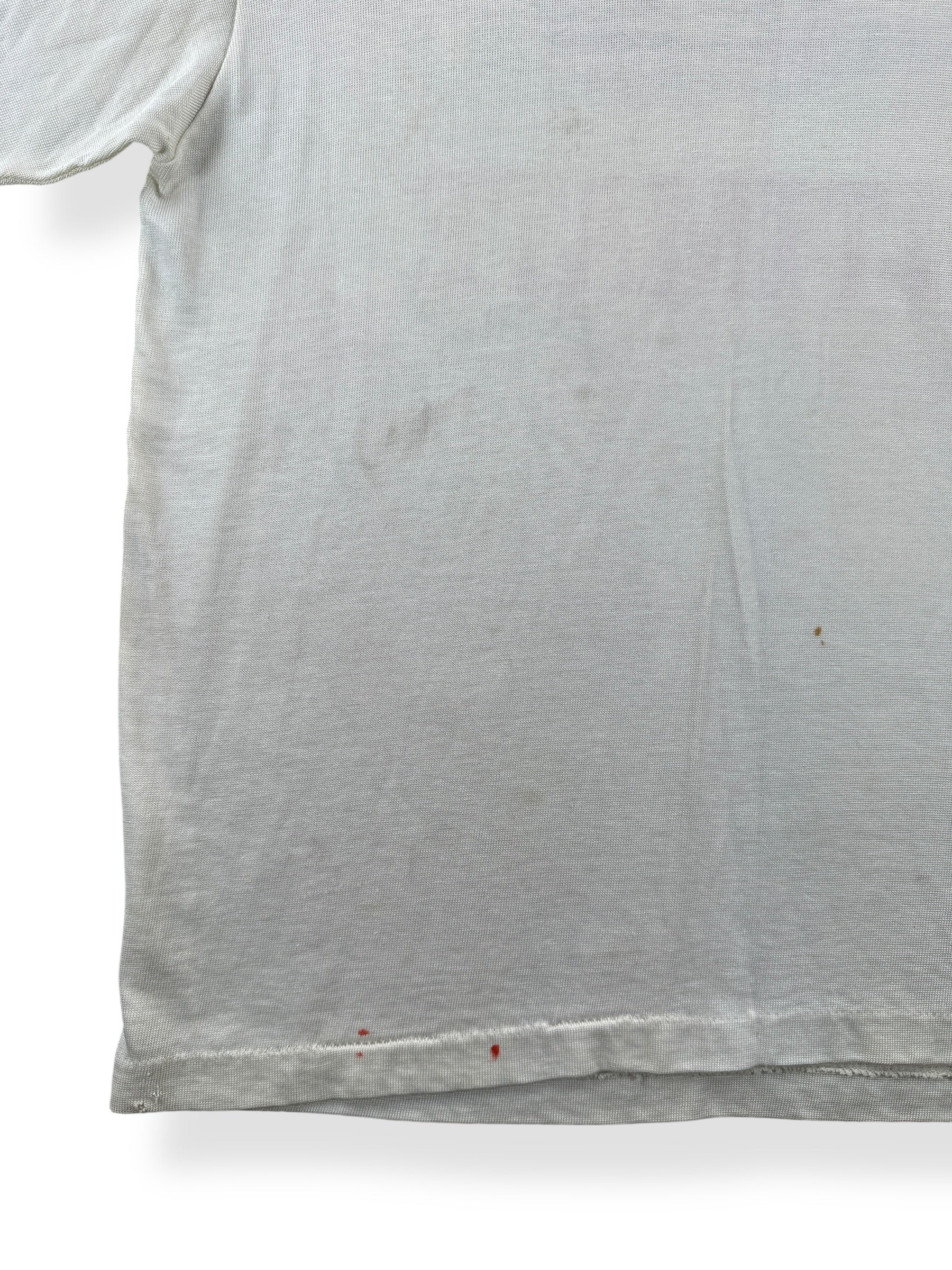 Stains on Vintage 60s Durene Lee Ryan's Ultimate Speedboat Tee SZ M