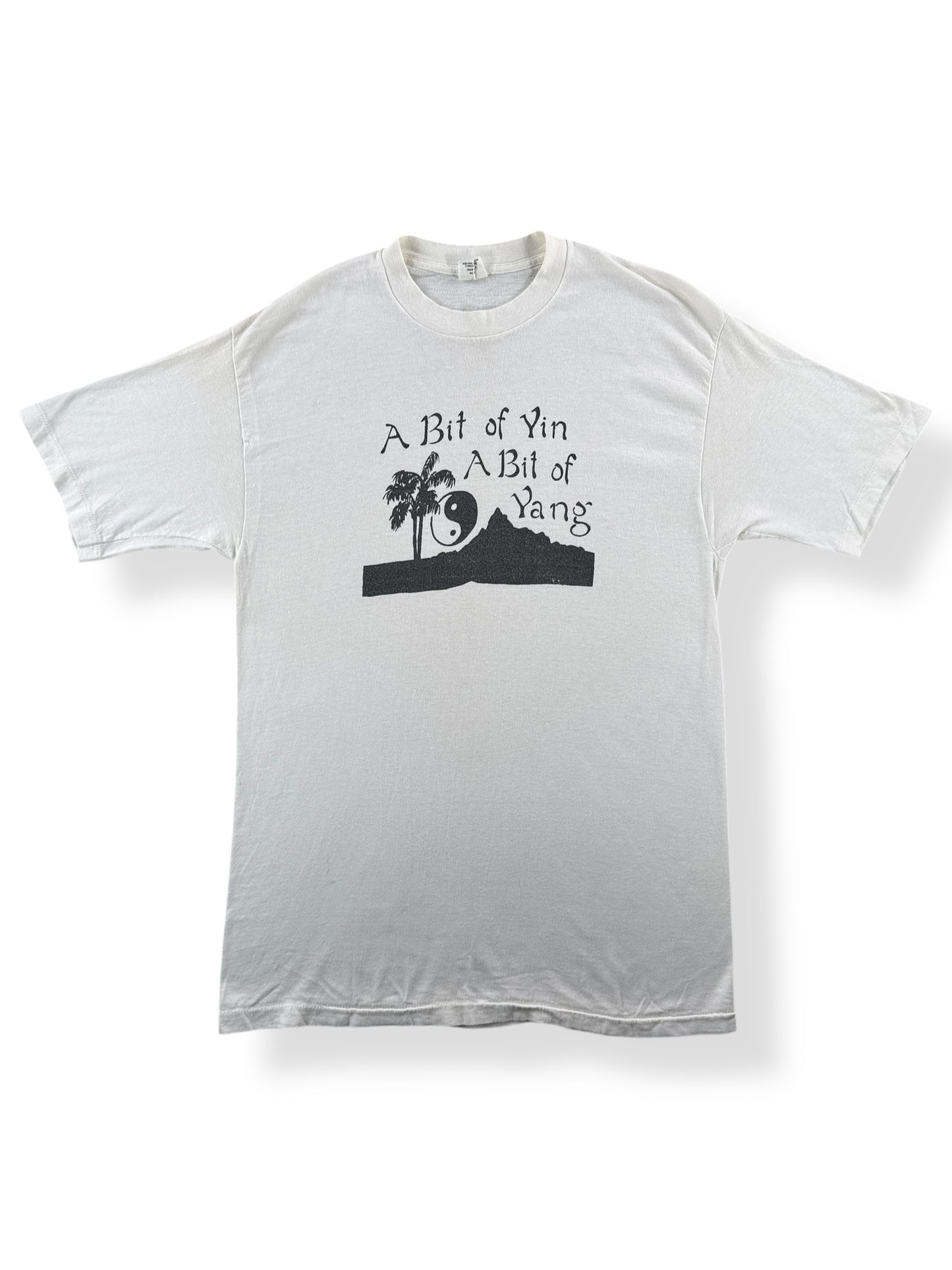 Front of A Bit of Yin A Bit of Yang Tee SZ M
